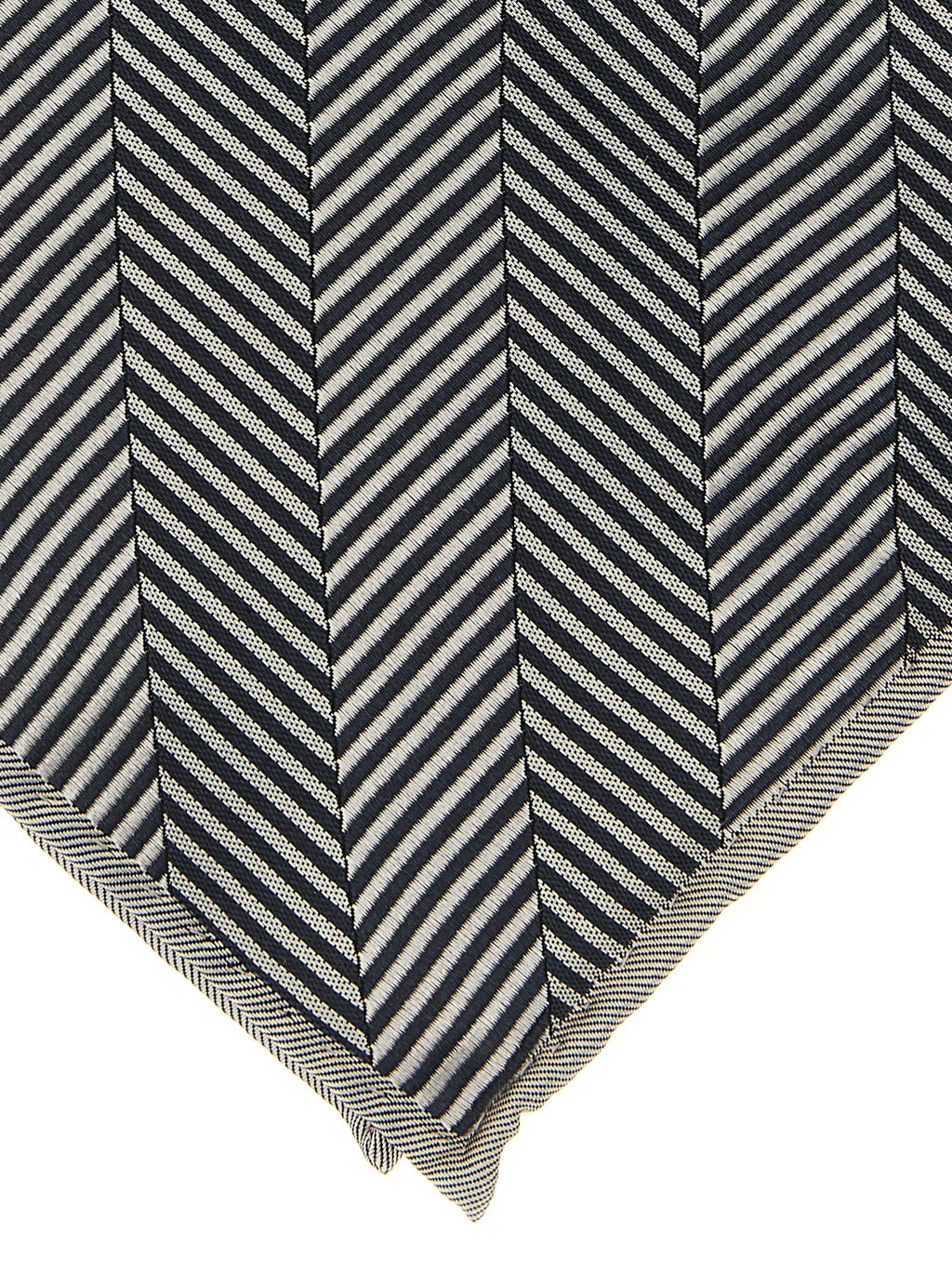 Brunello Cucinelli Gray Silk Pocket Square