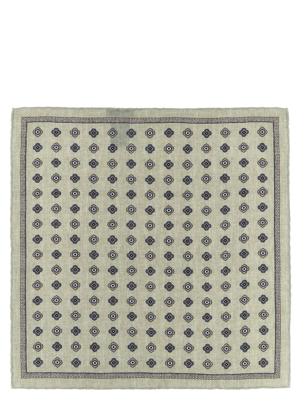 Brunello Cucinelli Multicolor Silk Pocket Square