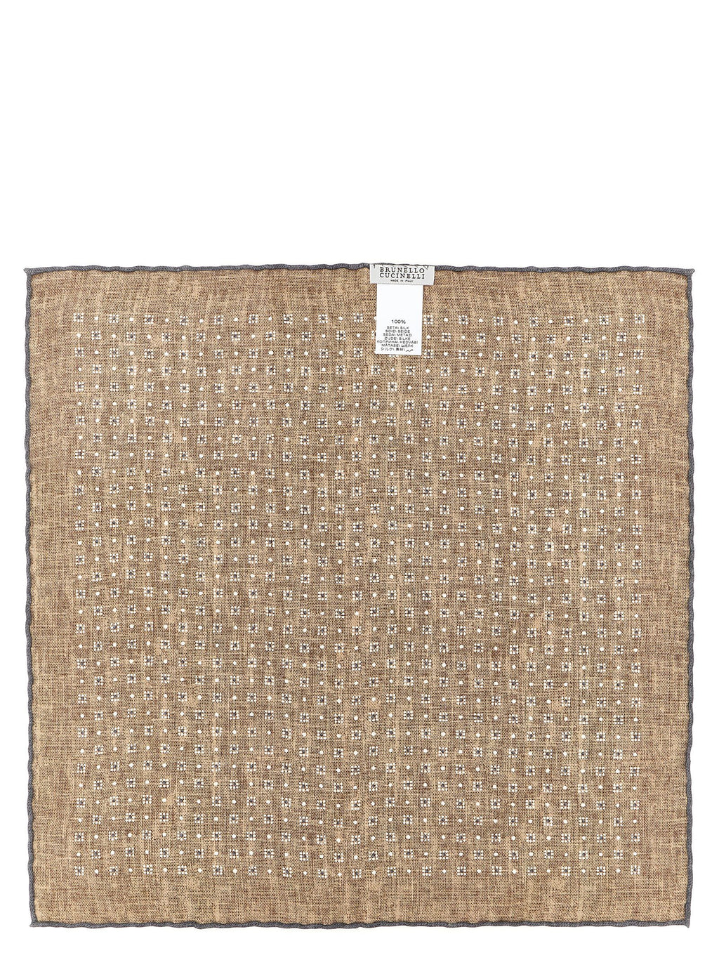 Brunello Cucinelli Gray Silk Accessories