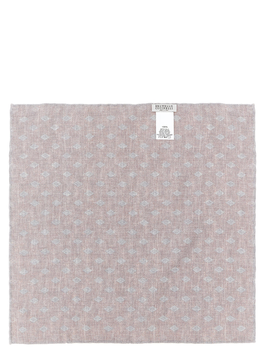 Brunello Cucinelli Multicolor Silk Pocket Square