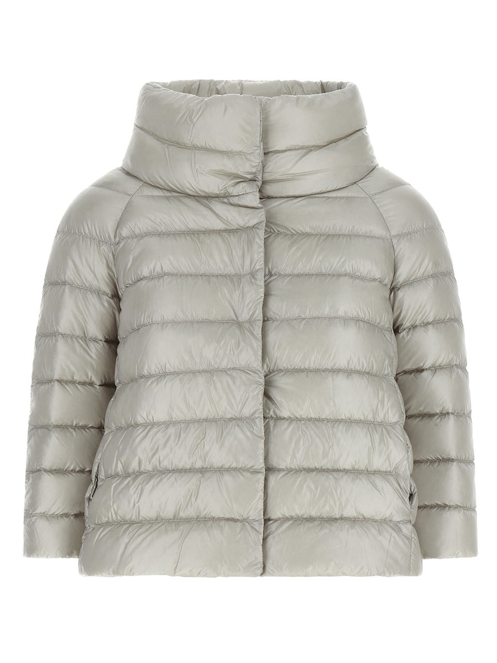 Herno Gray Polyamide Coat