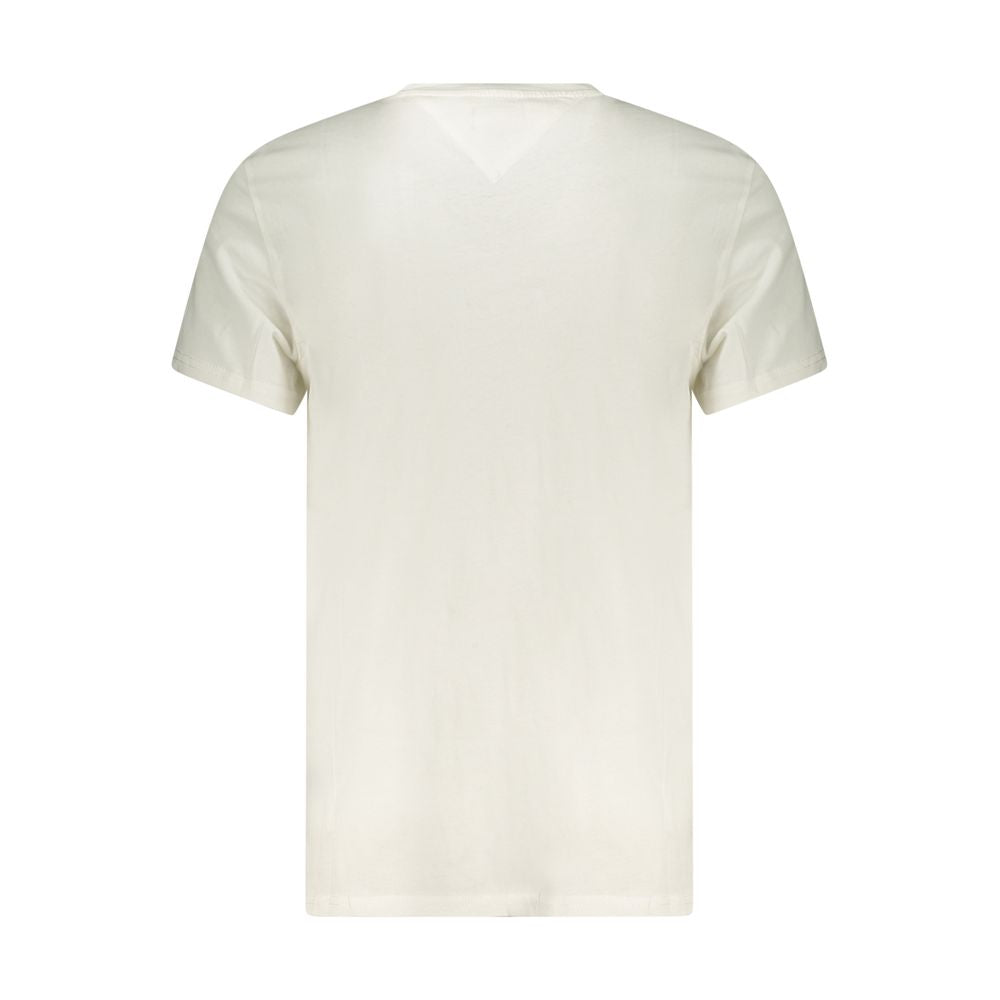Tommy Hilfiger White Cotton Men's T-Shirt