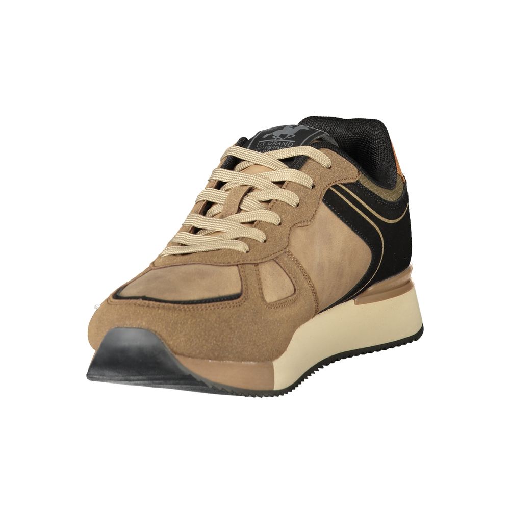 U.S. Grand Polo Brown Polyester Athletic Sneakers