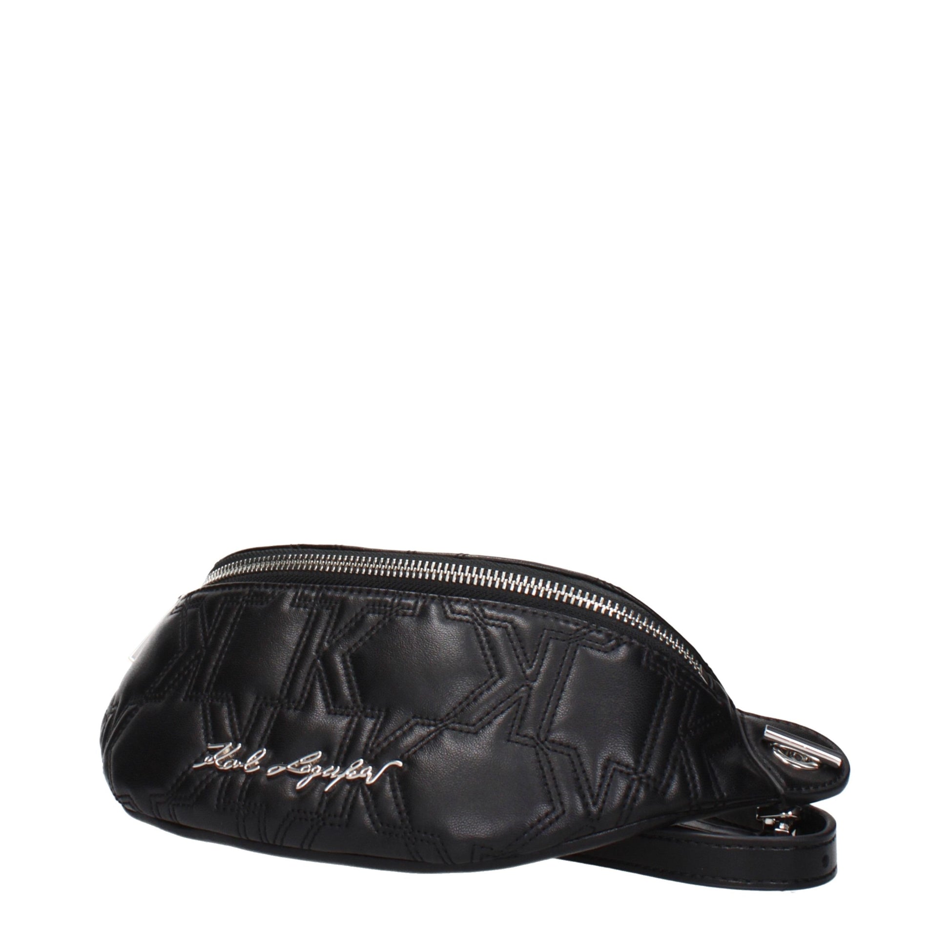 Karl Lagerfeld Black Leather Backpack