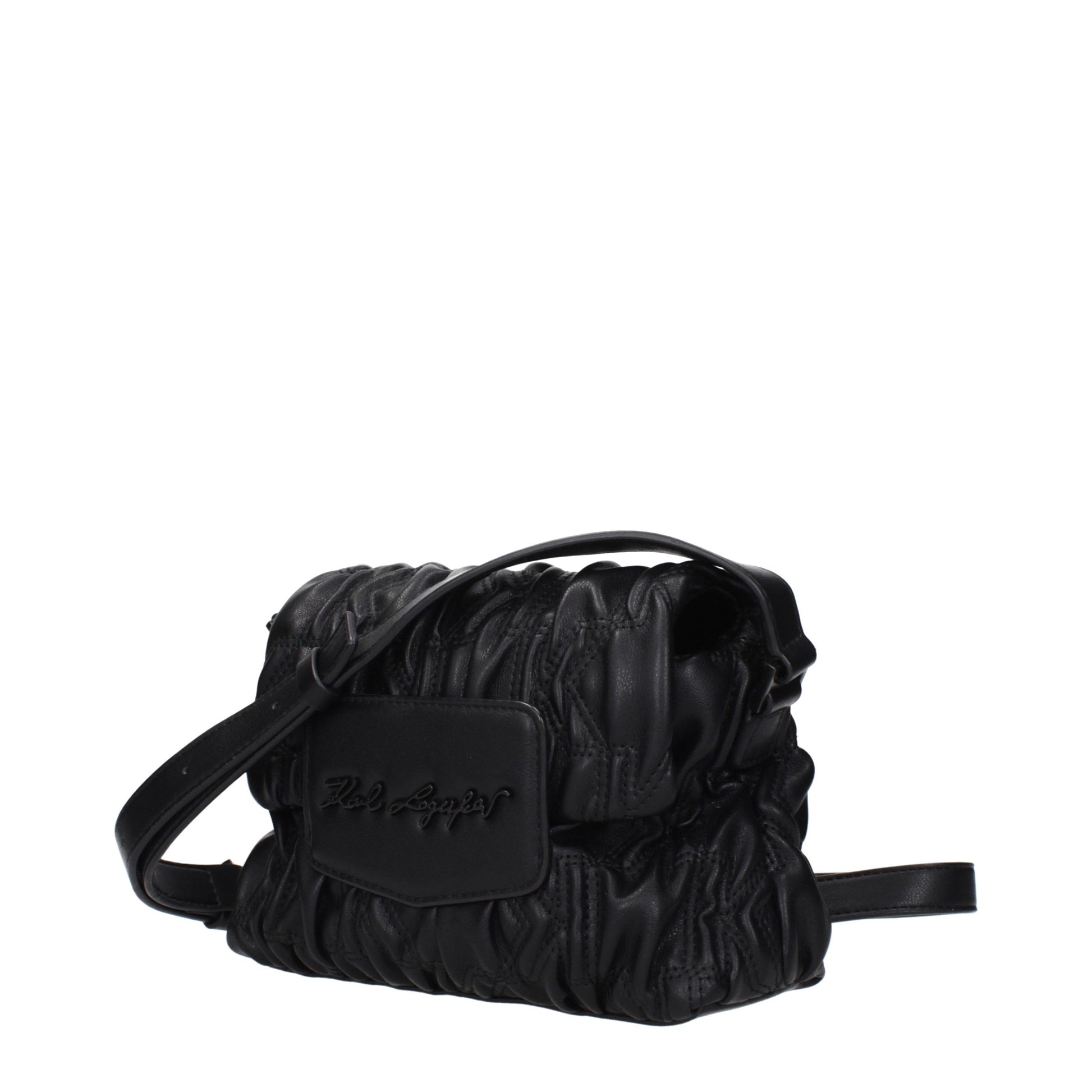 Karl Lagerfeld Black Polyester Crossbody Bag