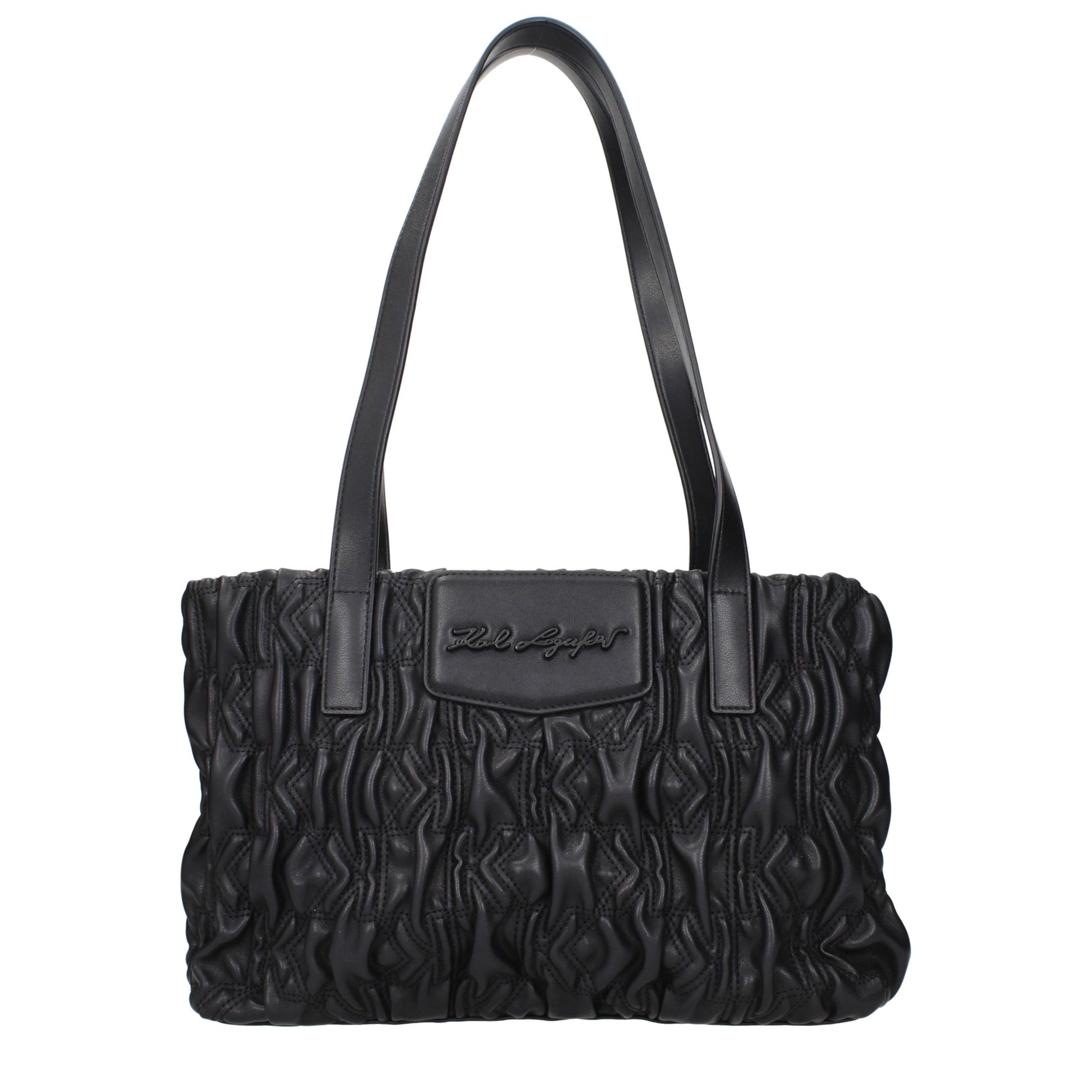 Karl Lagerfeld Black Polyester Shoulder Bag