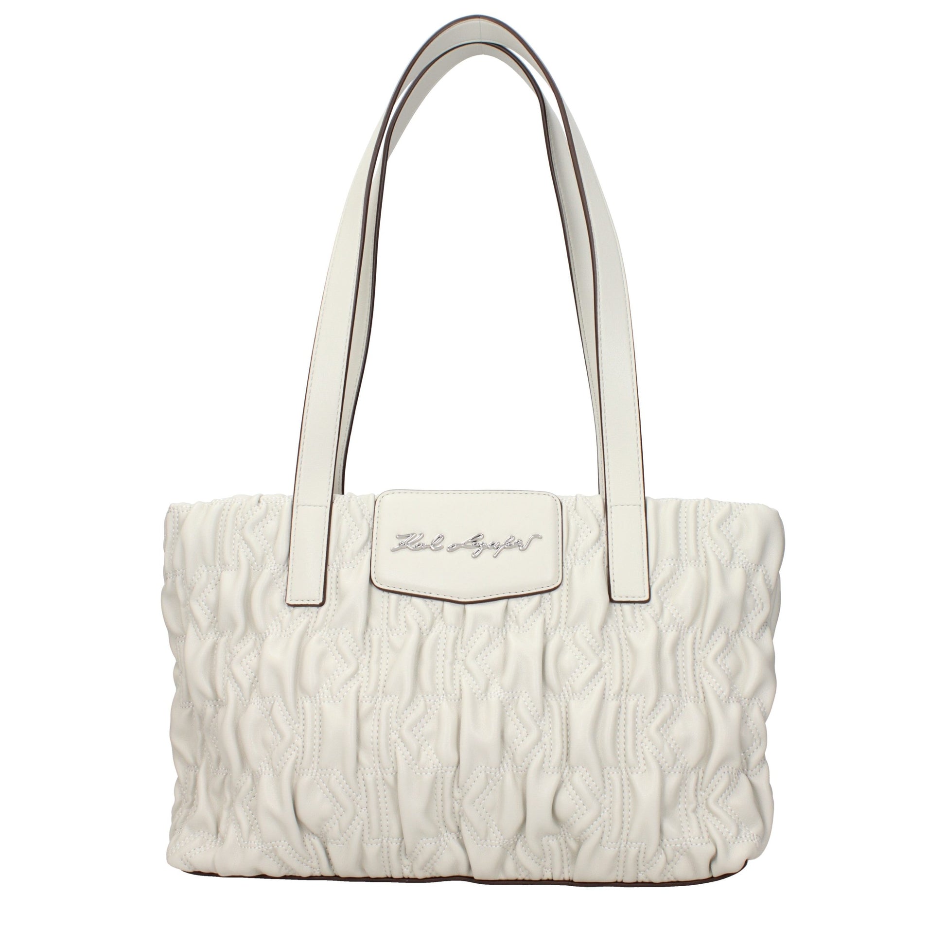 Karl Lagerfeld Gray Polyester Shoulder Bag