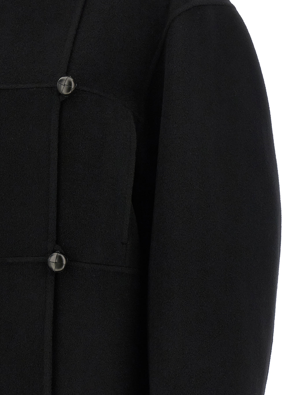 Rohe Black Wool Coat
