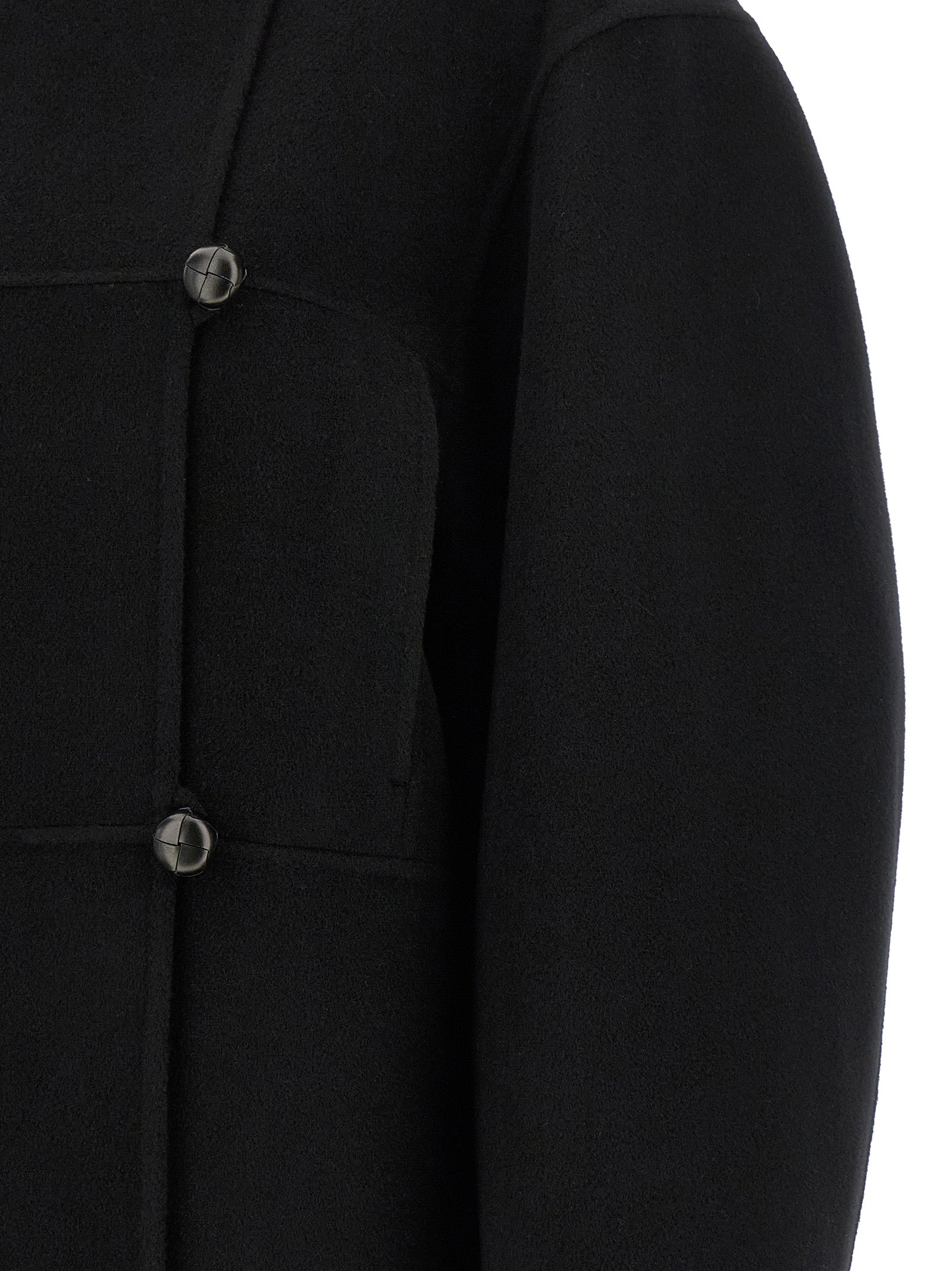 Rohe Black Wool Coat
