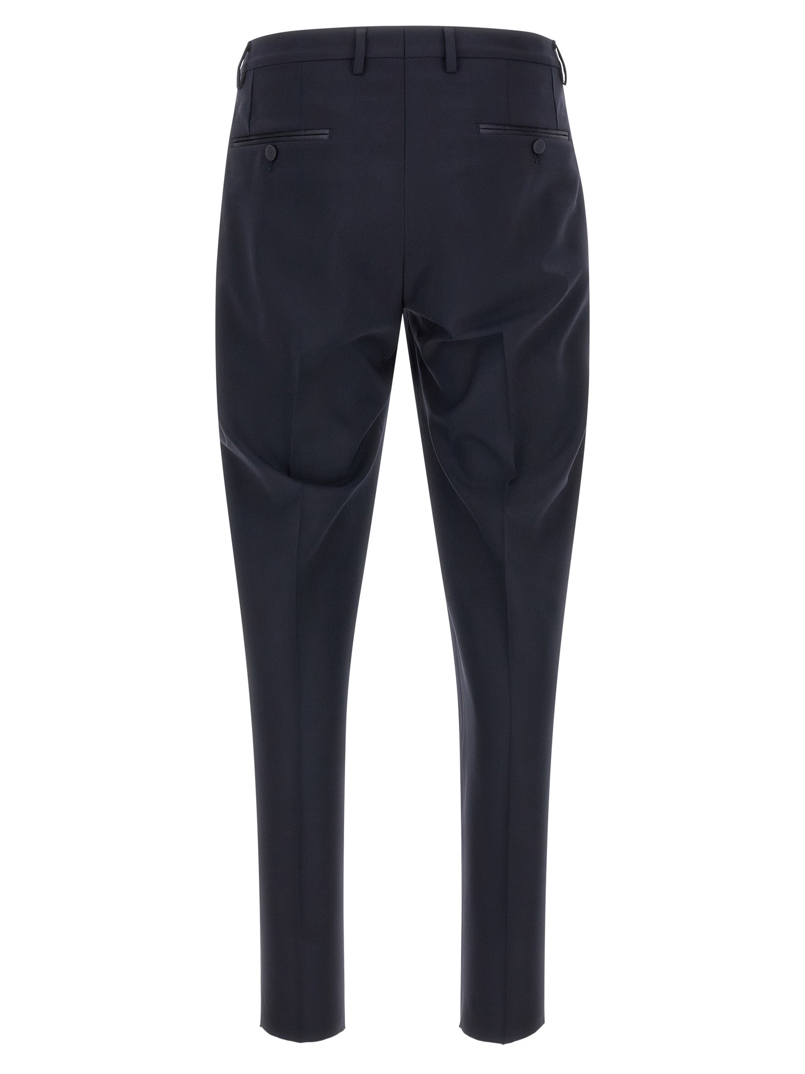 Dolce & Gabbana Blue Virgin Wool Two-Piece Suit