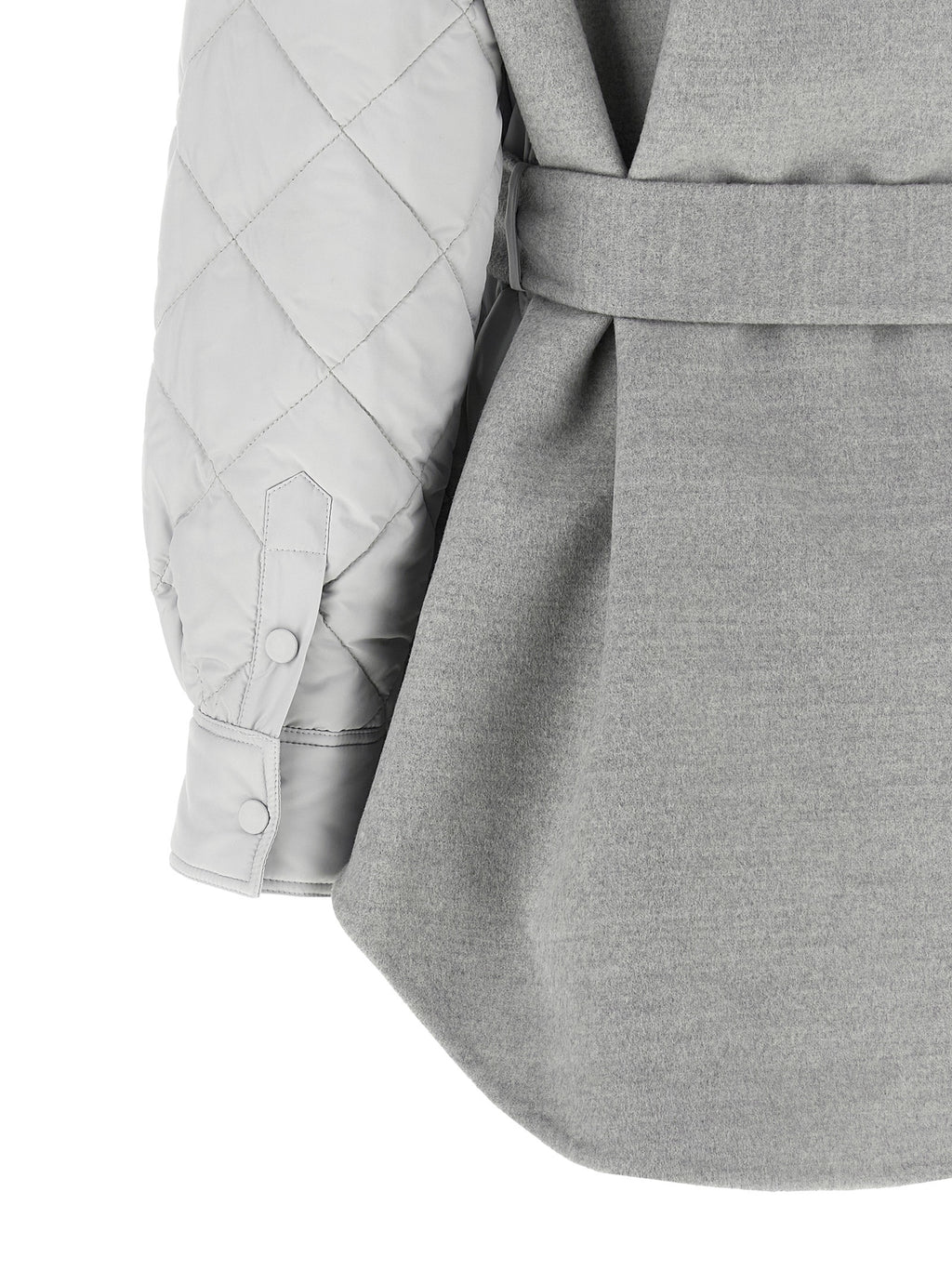 Fabiana Filippi Gray Polyester Shell Jacket