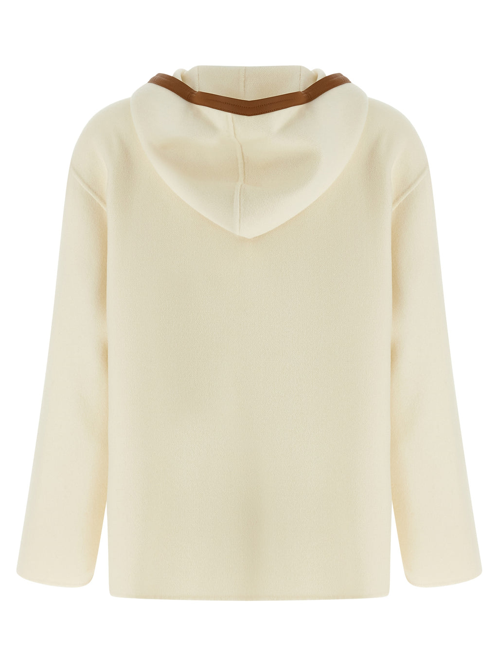 Max Mara White Virgin Wool Coat