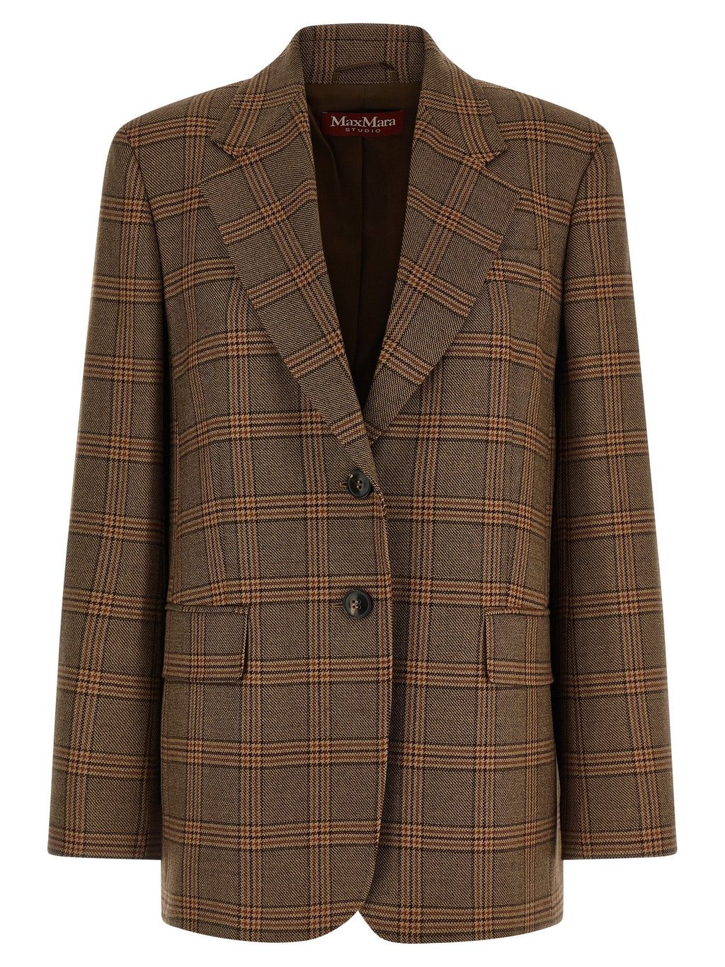 Max Mara Brown Wool Blazer