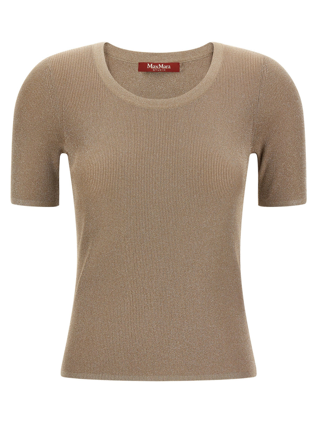 Max Mara Beige Polyamide T-Shirt