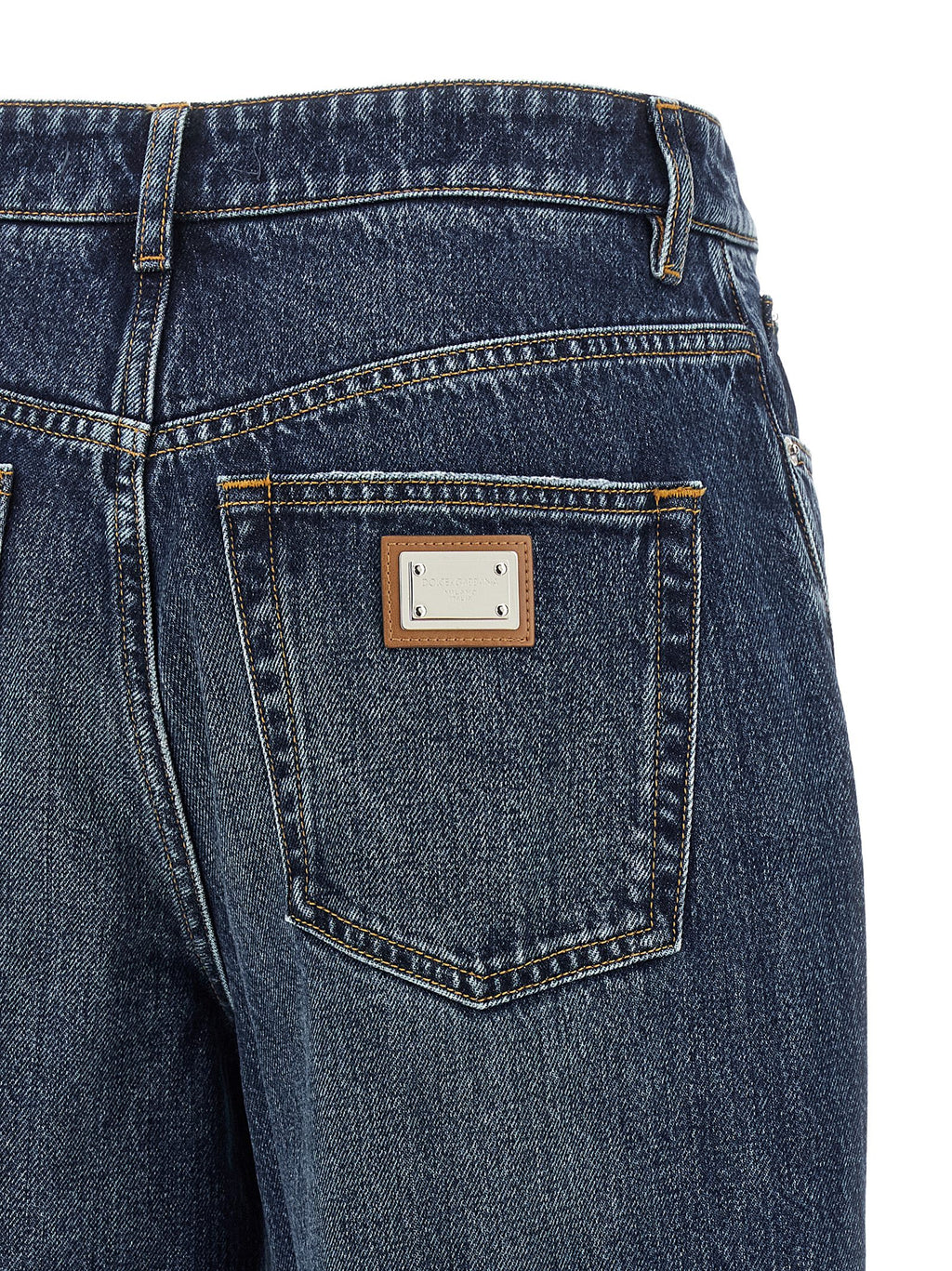 Dolce & Gabbana Blue Cotton Jeans Denim