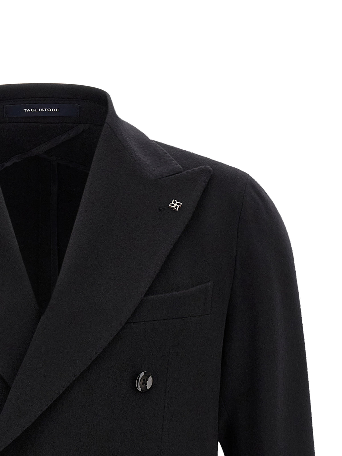 Tagliatore Black Cashmere Blazer