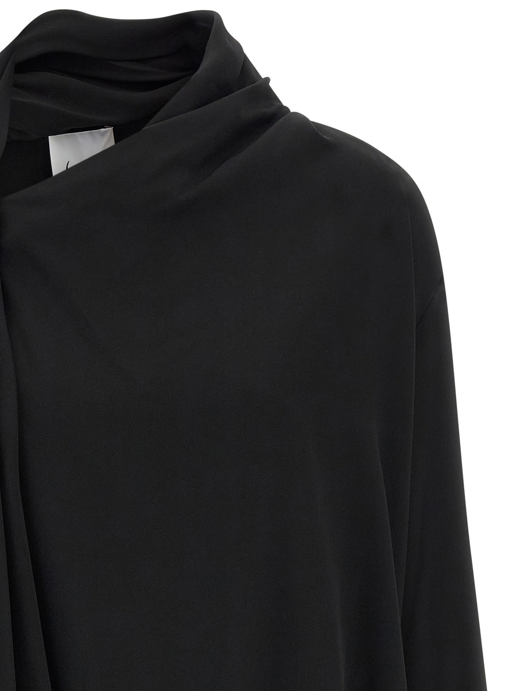 NUDE Black Viscose Blouse
