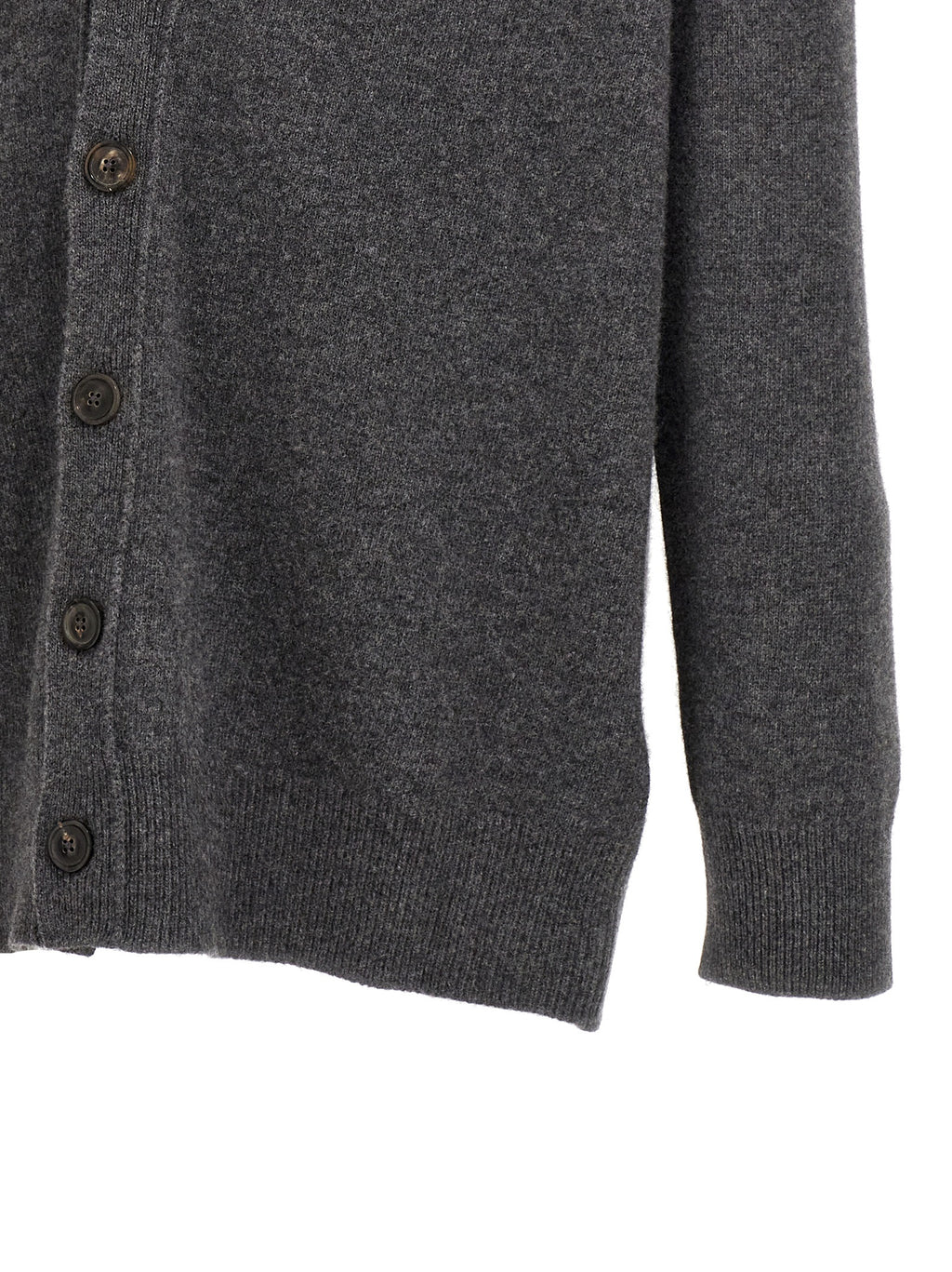 Maison Margiela Gray Wool Cardigan
