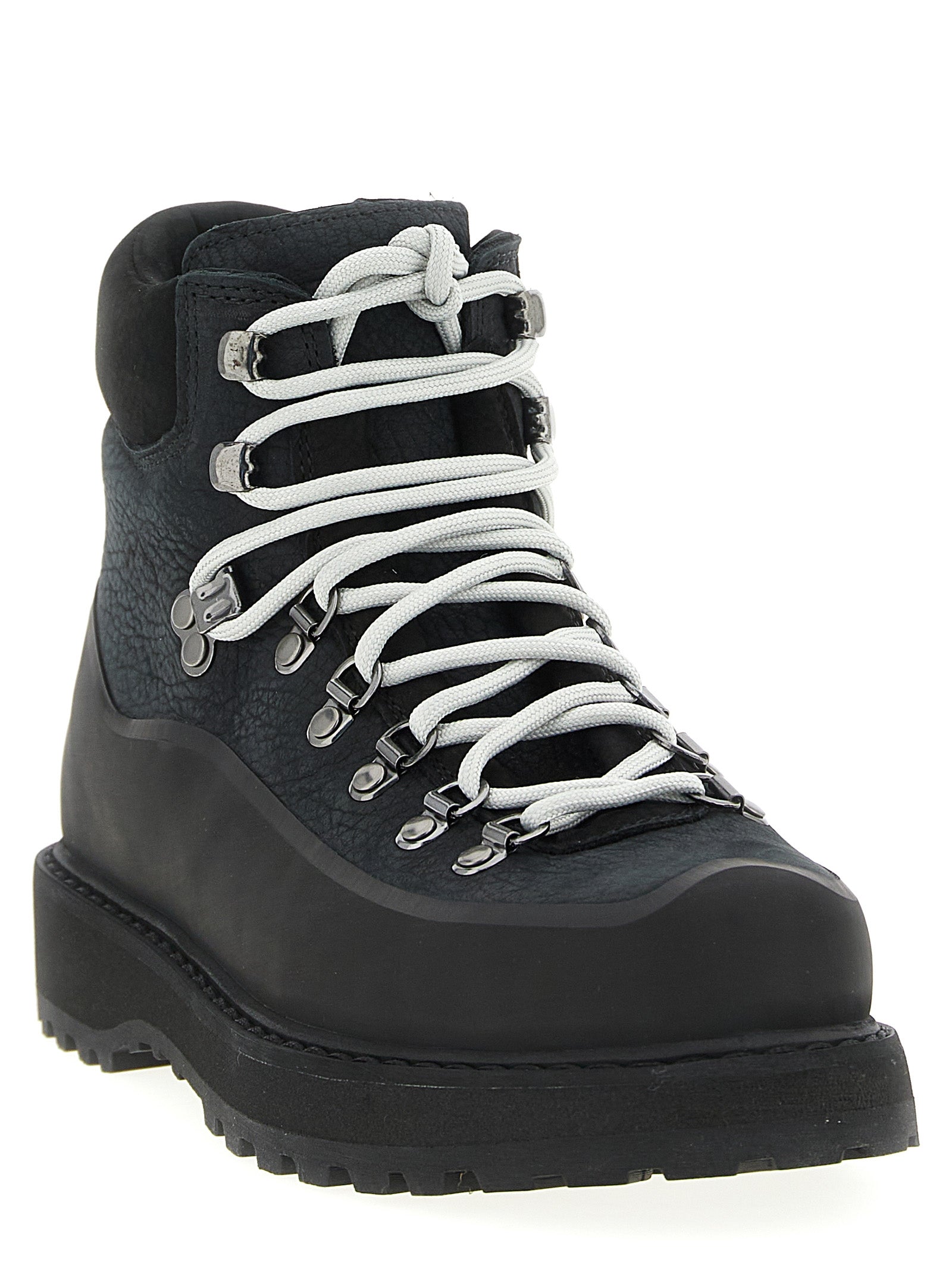 Diemme Black Cowhide Ankle Boots