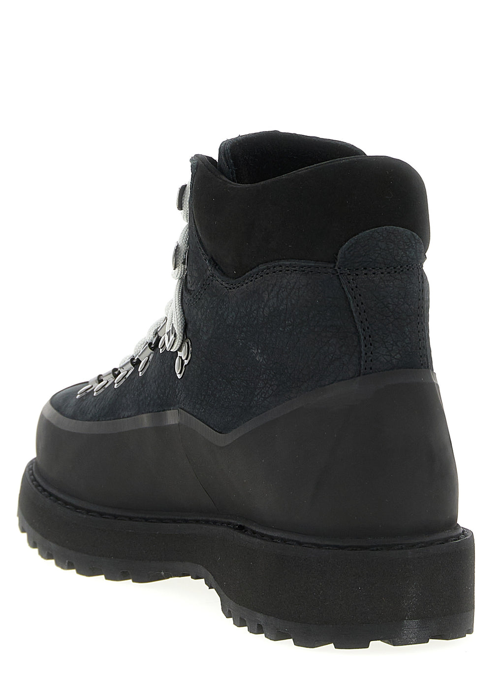 Diemme Black Cowhide Ankle Boots