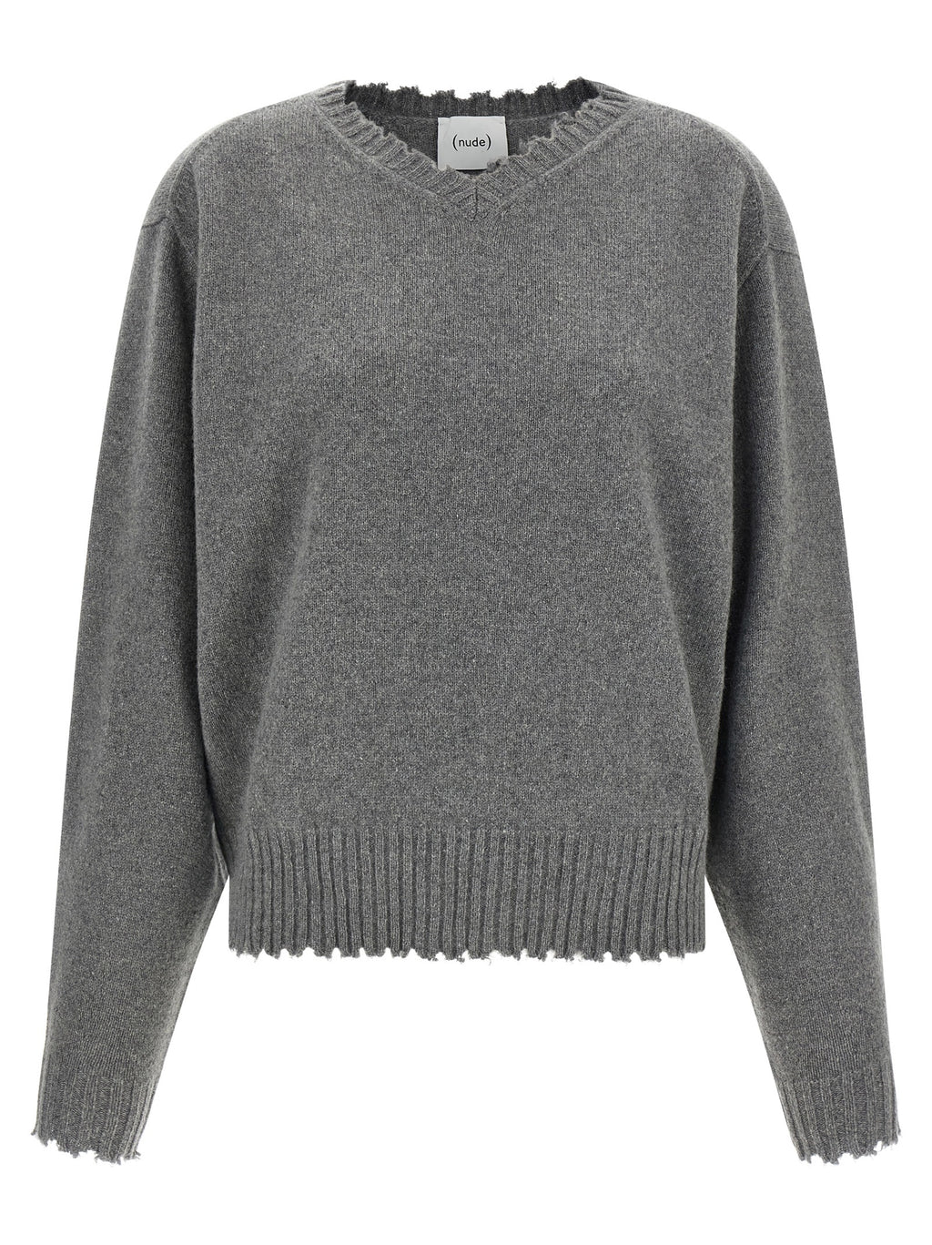 NUDE Gray Cashmere Cardigan