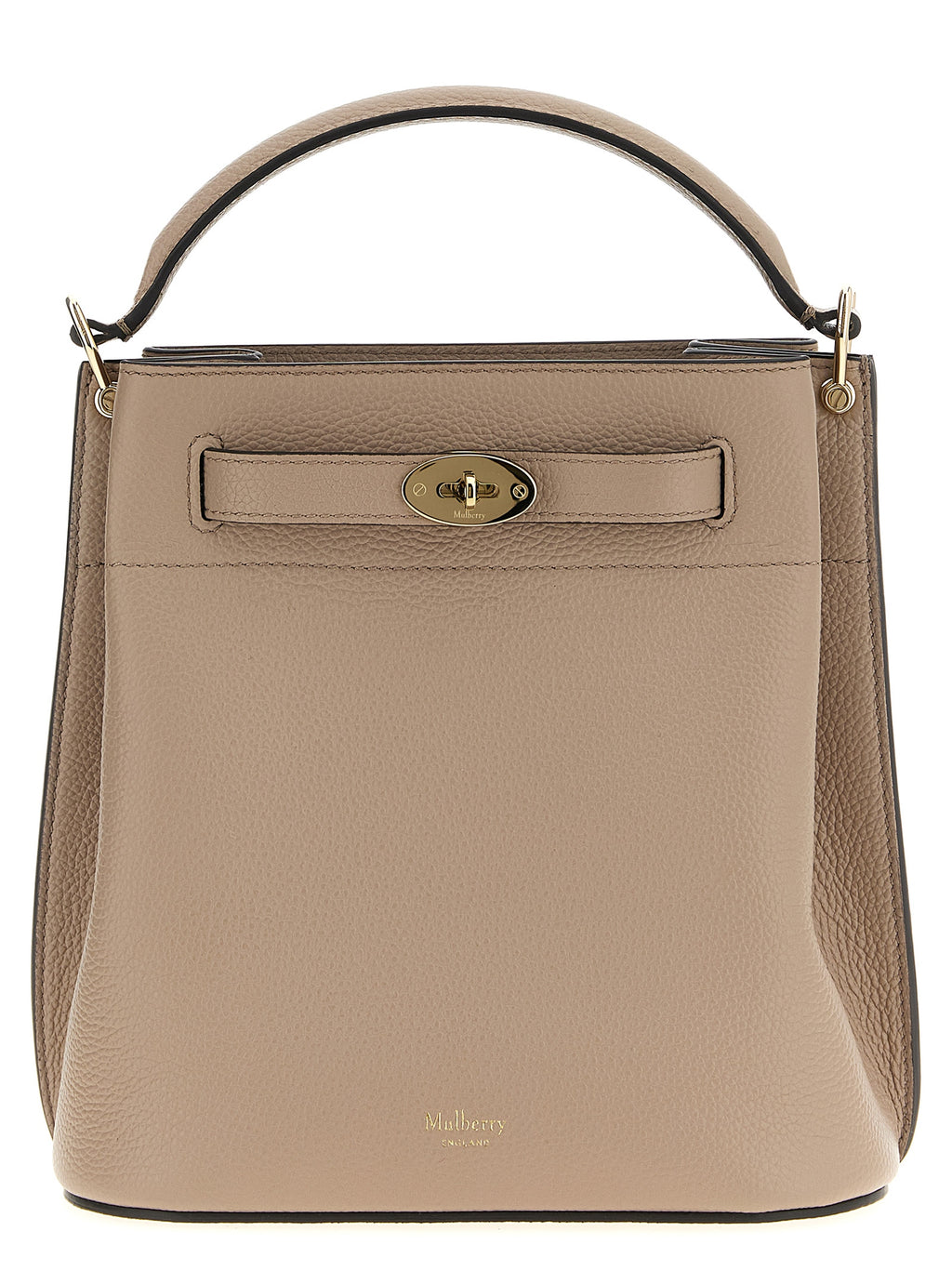Mulberry Gray Calfskin Crossbody Bag