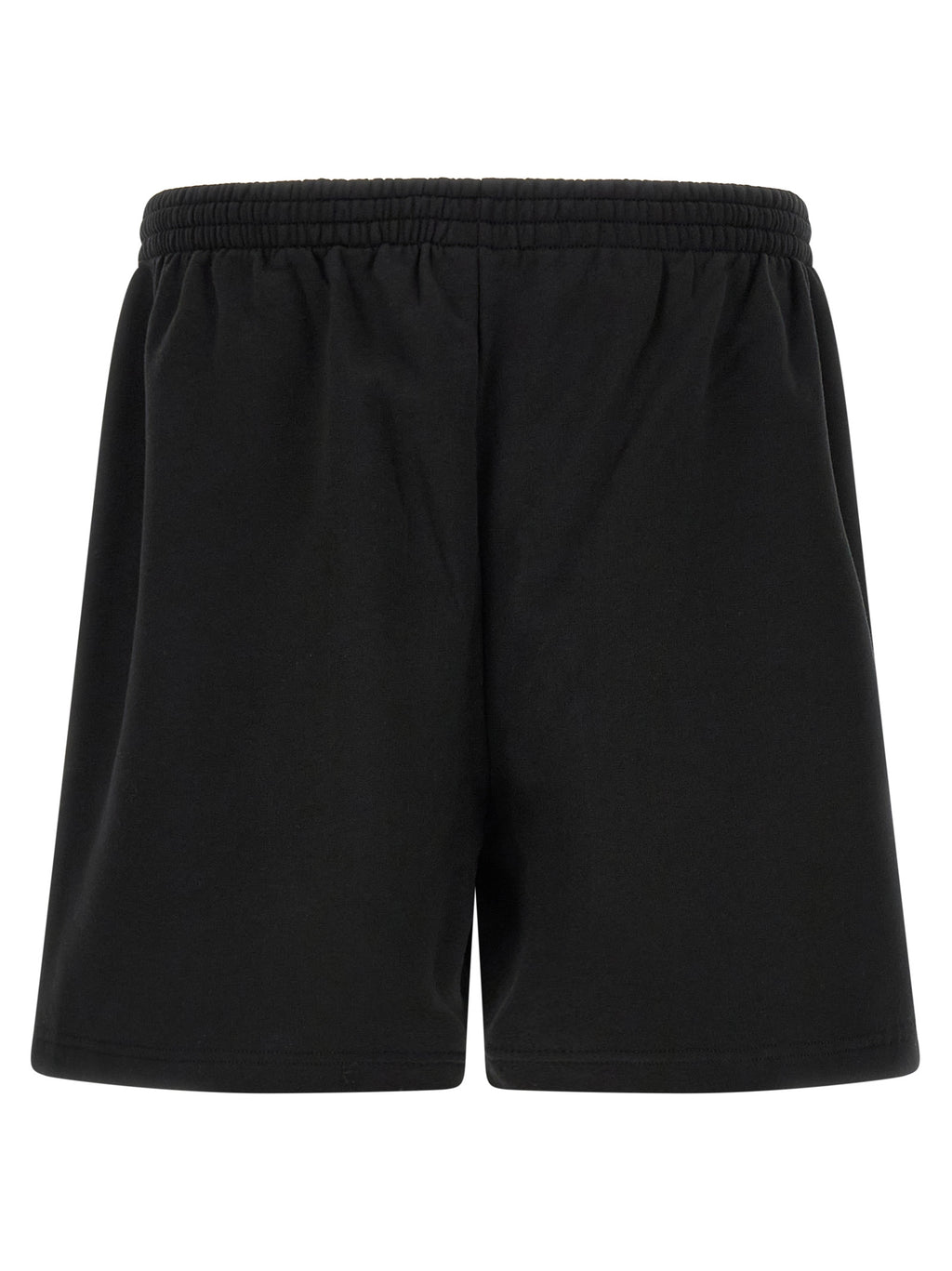Balenciaga Black Cotton Bermuda Shorts