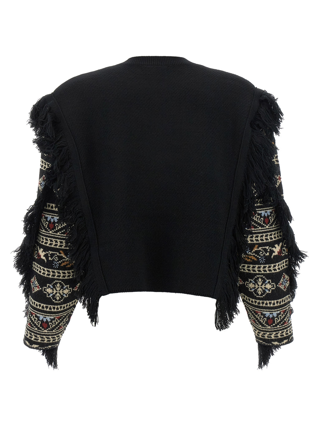 FARM RIO Black Wool Cardigan