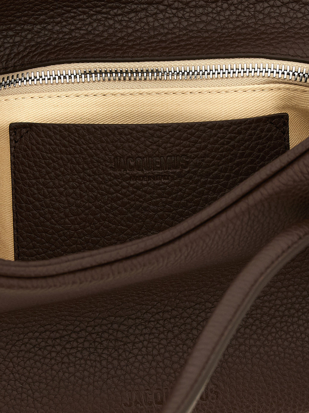 Jacquemus Brown Calfskin Shoulder Bag