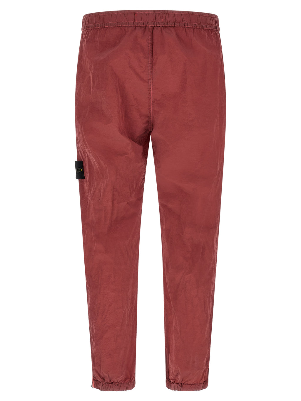 Stone Island Red Polyamide Joggers (Workout Pants)