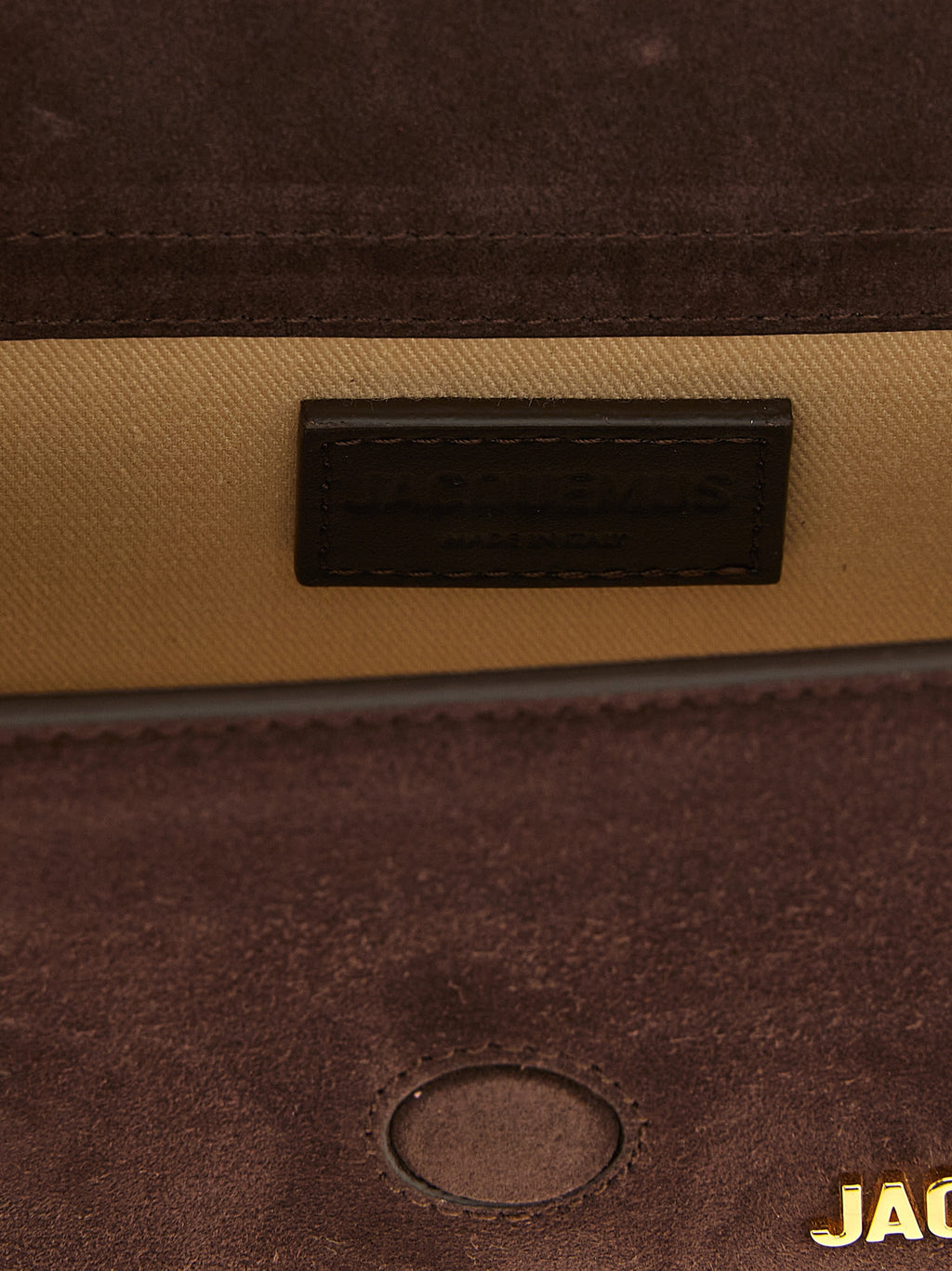 Jacquemus Brown Calfskin Handbag