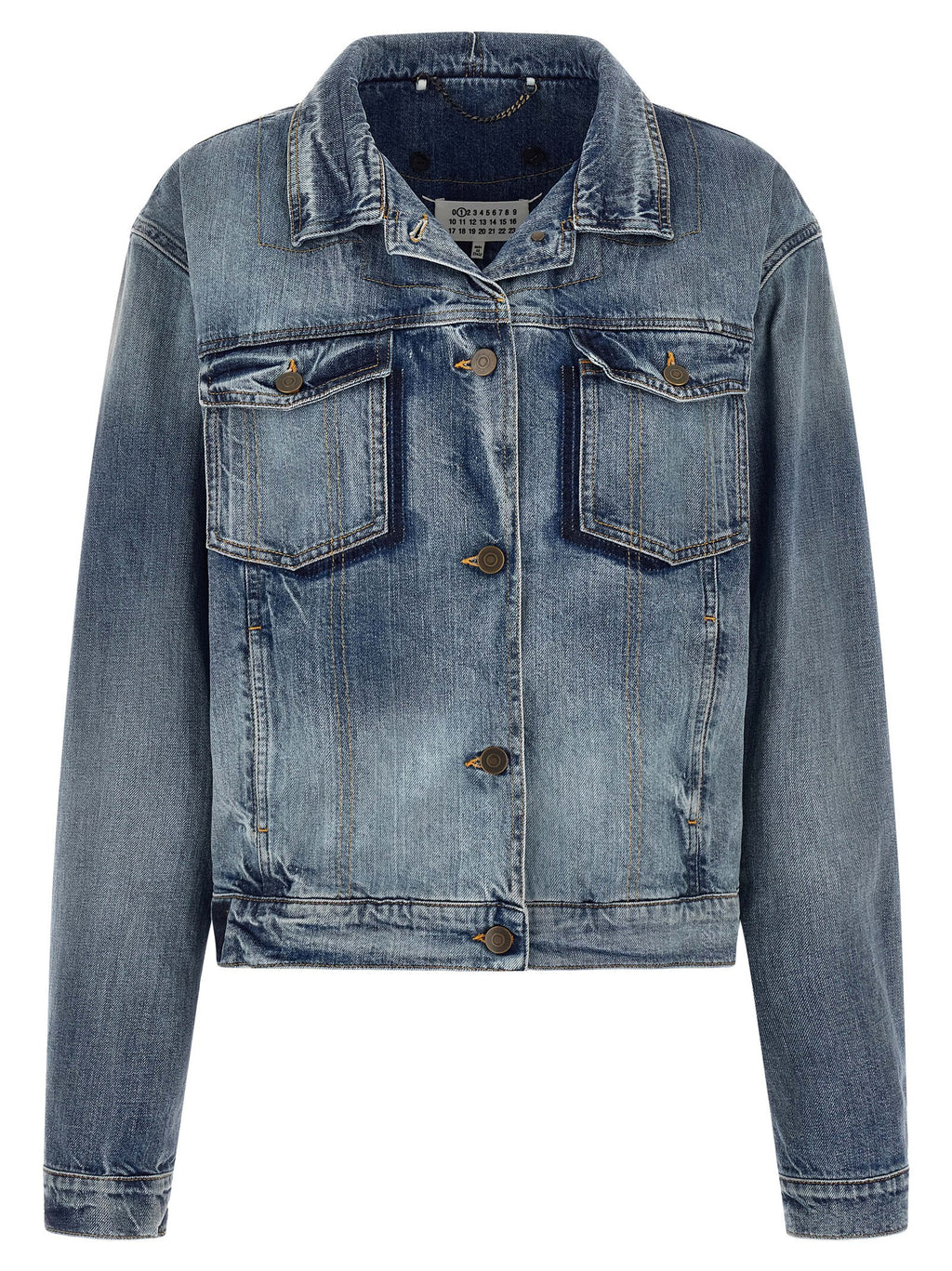 Maison Margiela Blue Cotton Denim Jacket