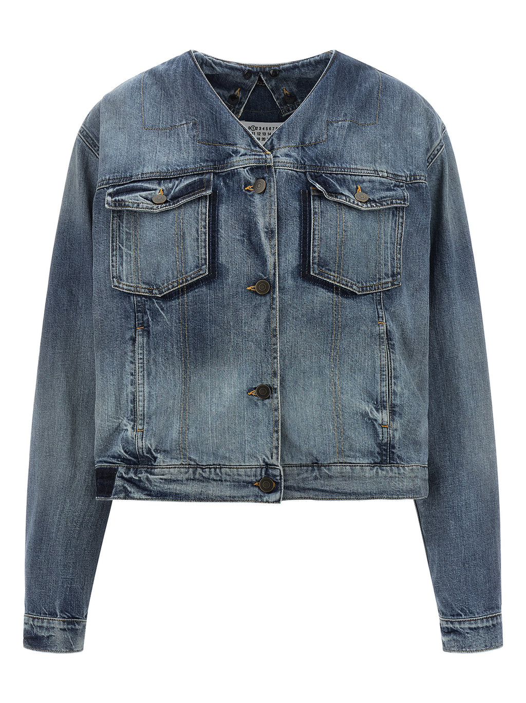 Maison Margiela Blue Cotton Denim Jacket