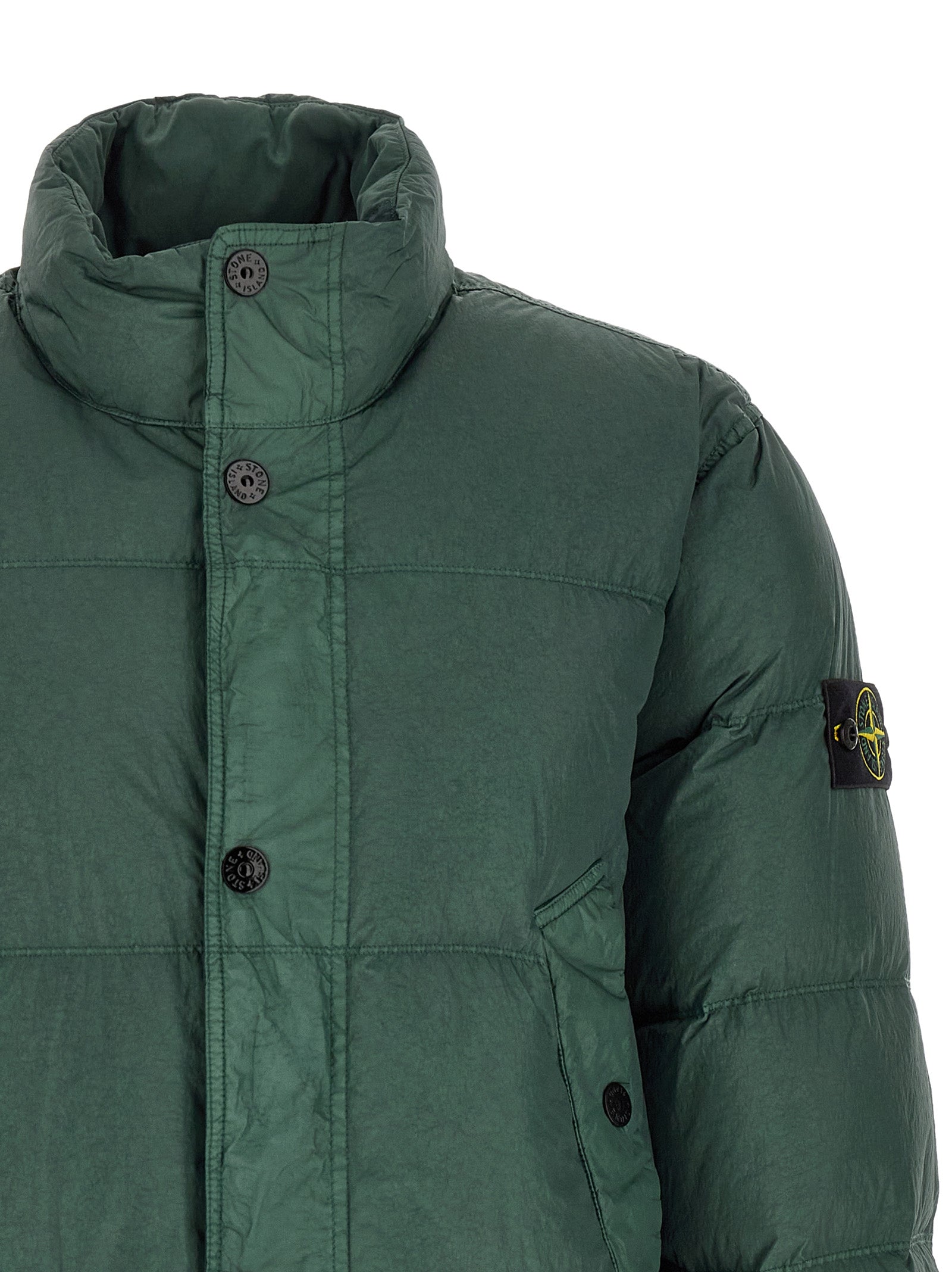 Stone Island Bicolor Polyamide Full-Length Jacket