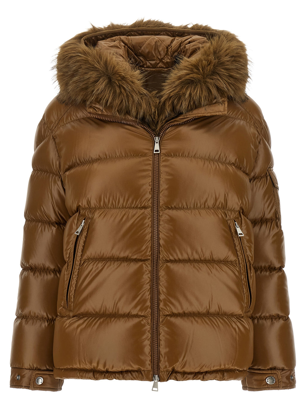Moncler Brown Polyamide Full-Length Jacket