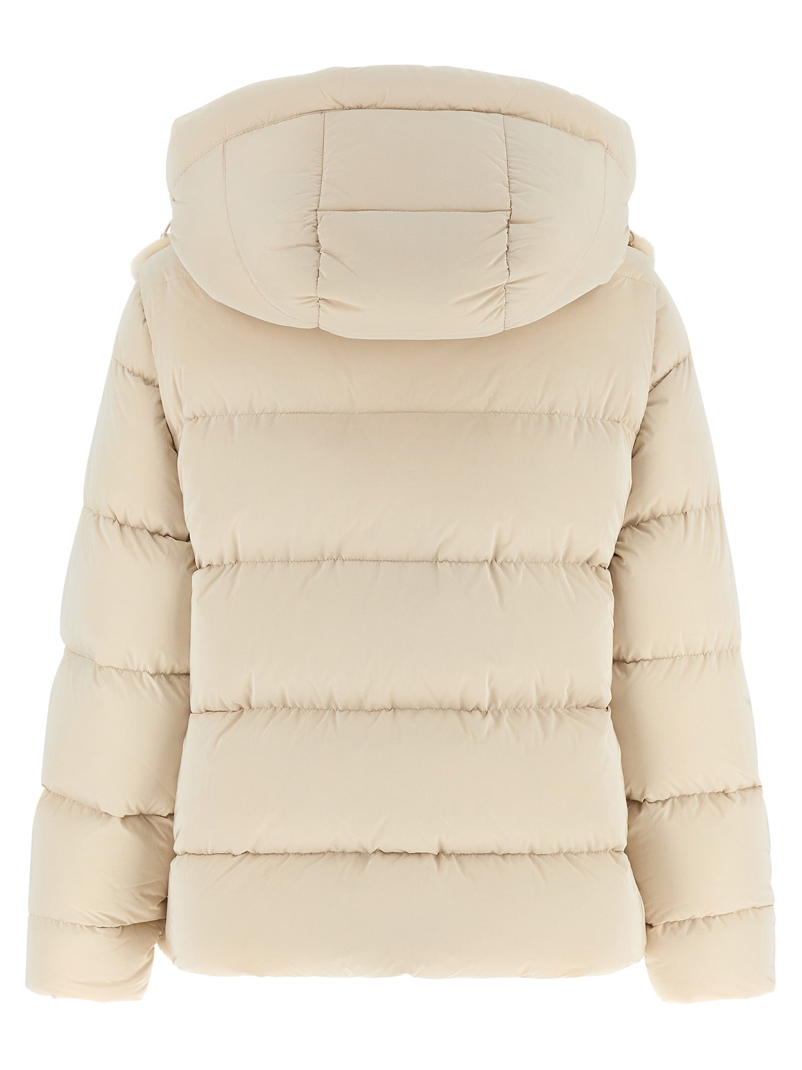 MooRER White Wool Shell Jacket