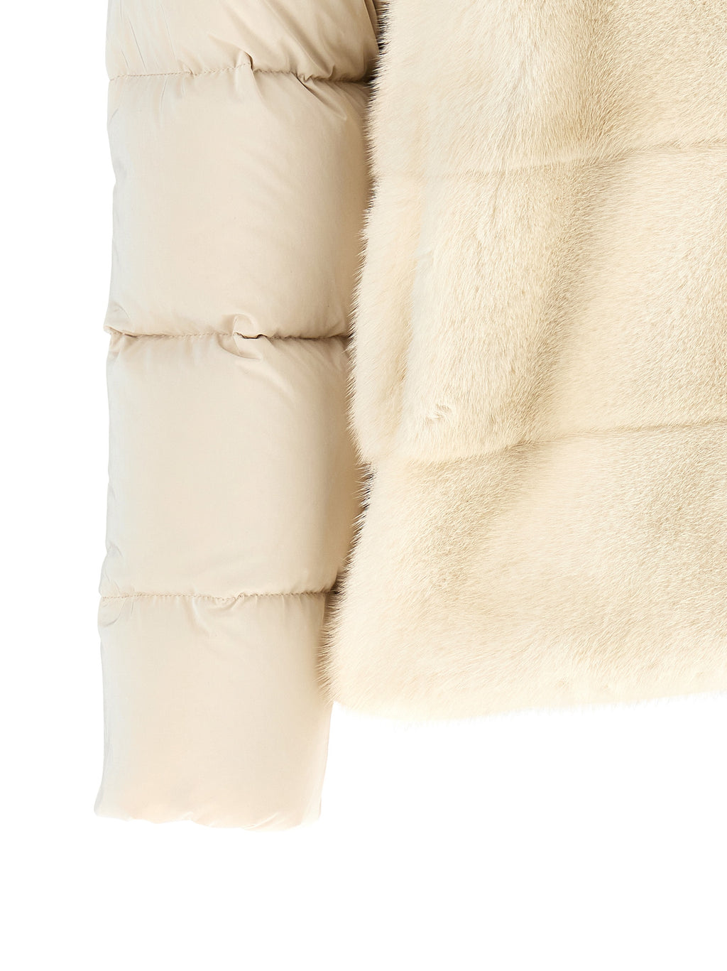 MooRER White Wool Shell Jacket