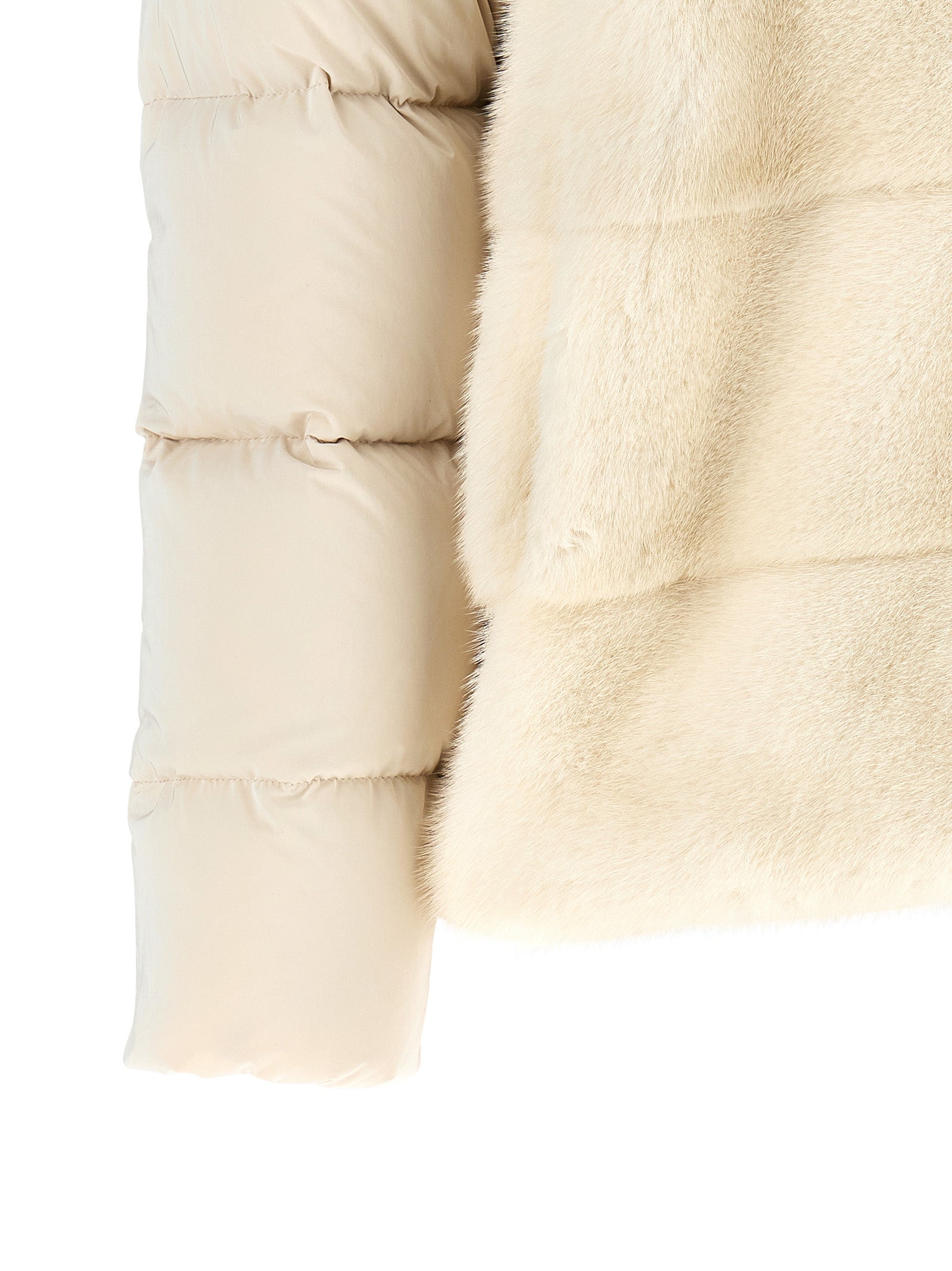 MooRER White Wool Shell Jacket