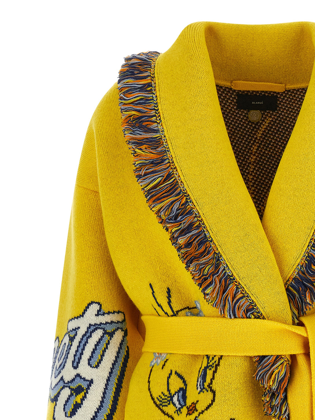 Alanui Multicolor Virgin Wool Cardigan