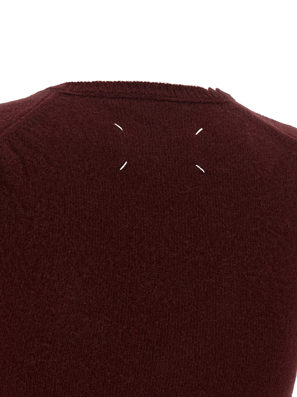 Maison Margiela Bordeaux Virgin Wool Sleeveless Jacket