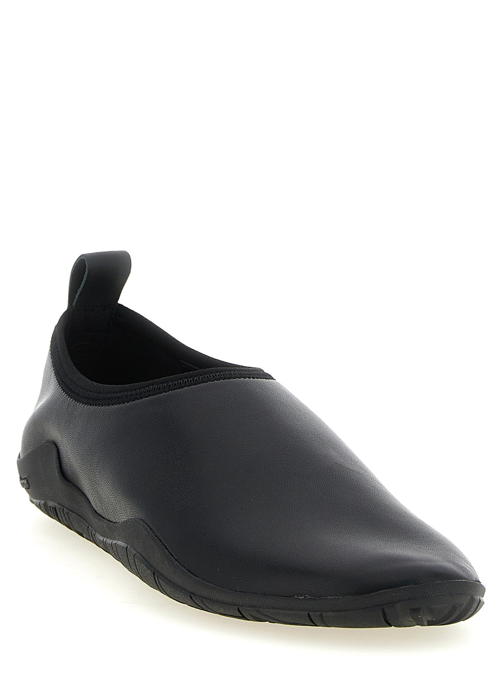Jil Sander Black Polyethylene Flats