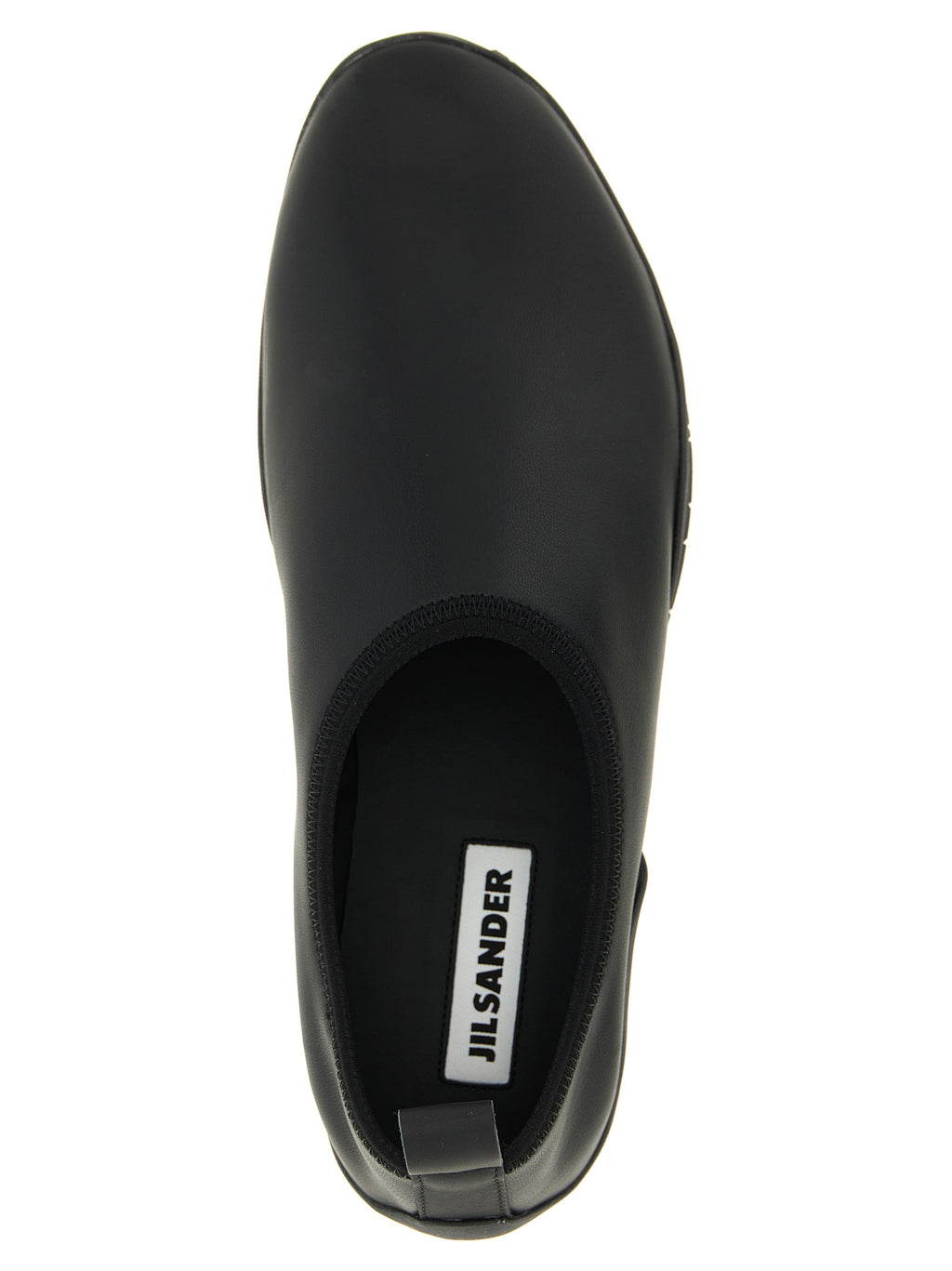Jil Sander Black Polyethylene Flats
