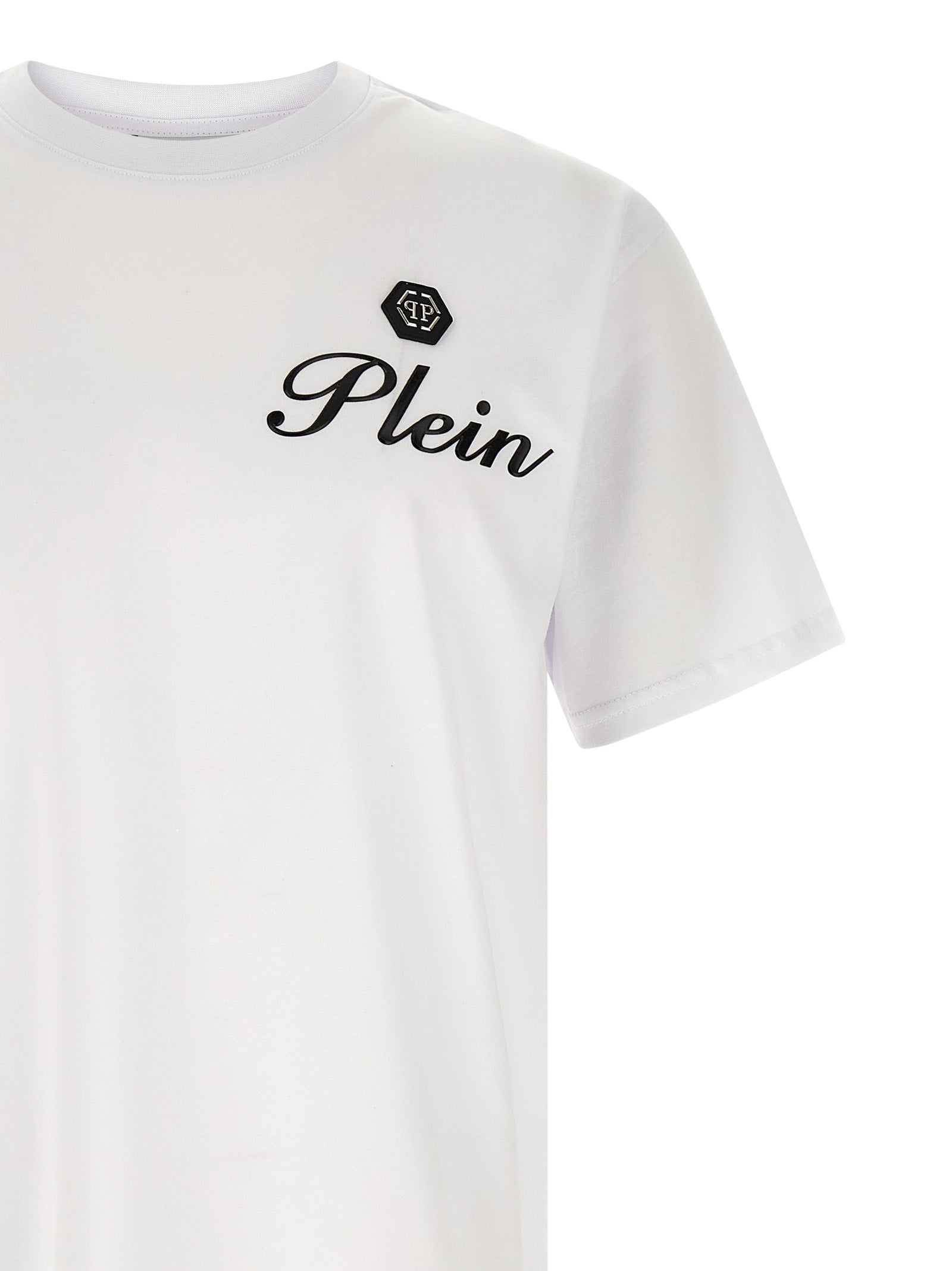 Philipp Plein Bicolor Cotton T-Shirt