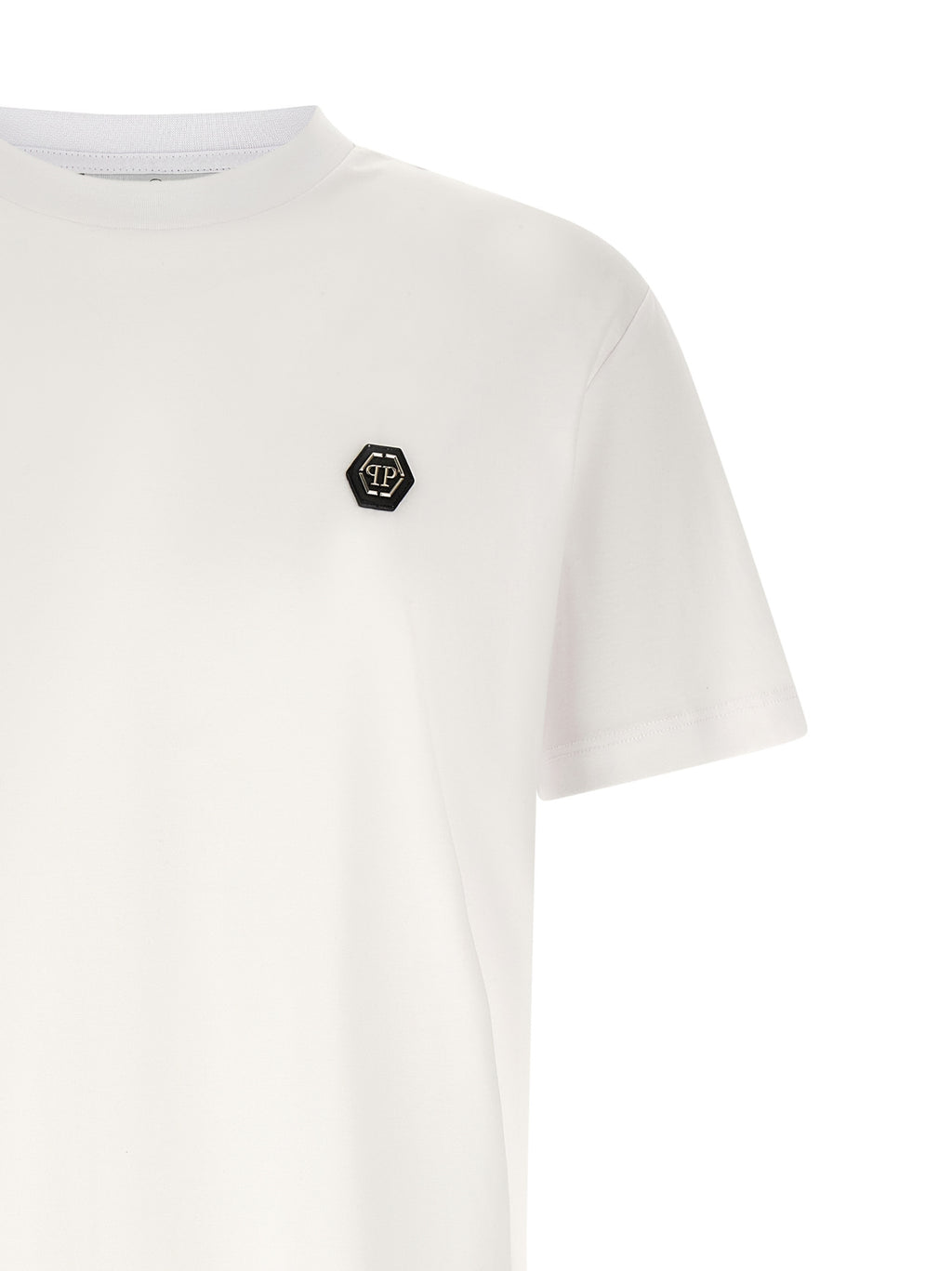 Philipp Plein White Cotton T-Shirt