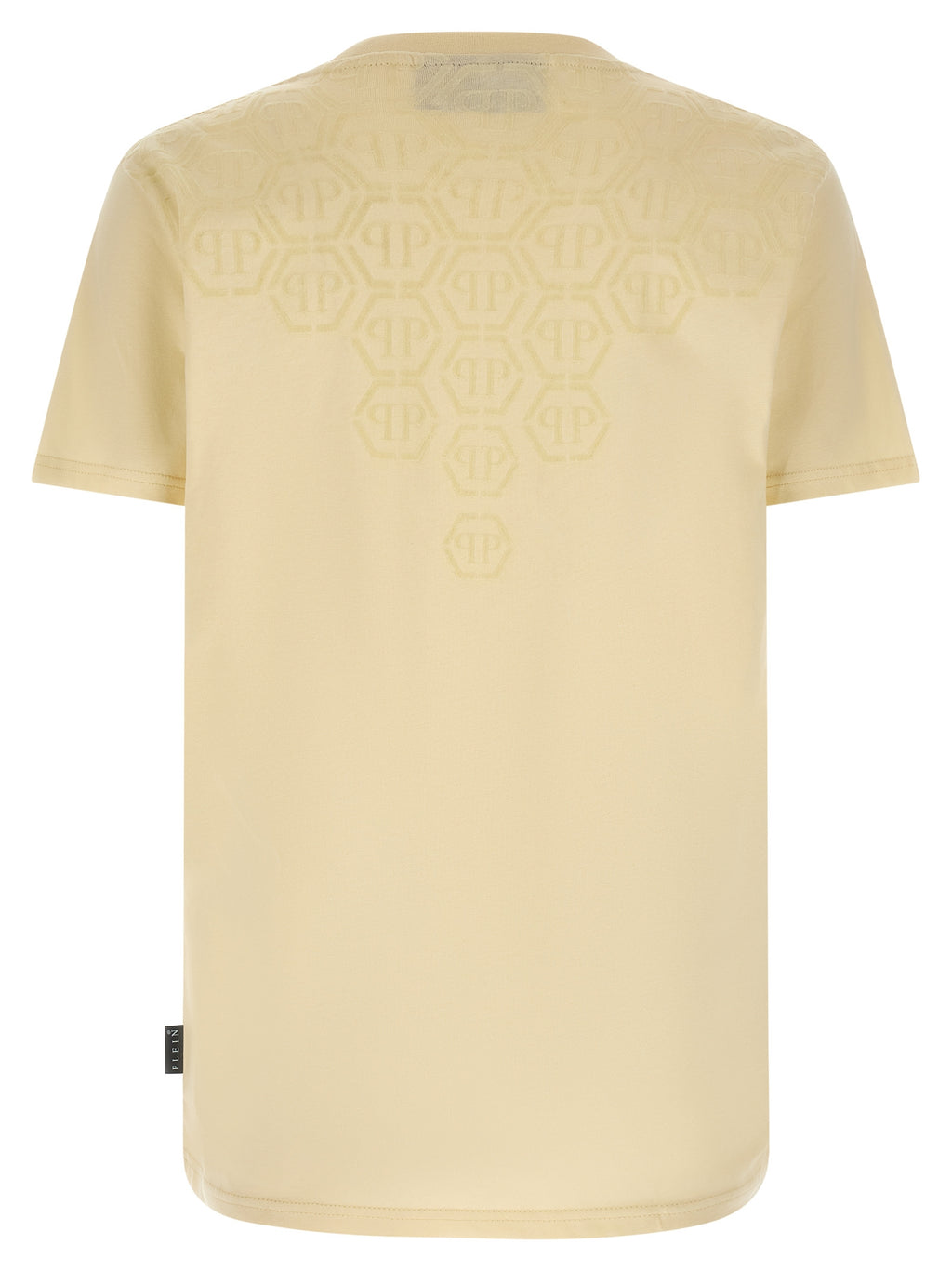 Philipp Plein Beige Cotton T-Shirt