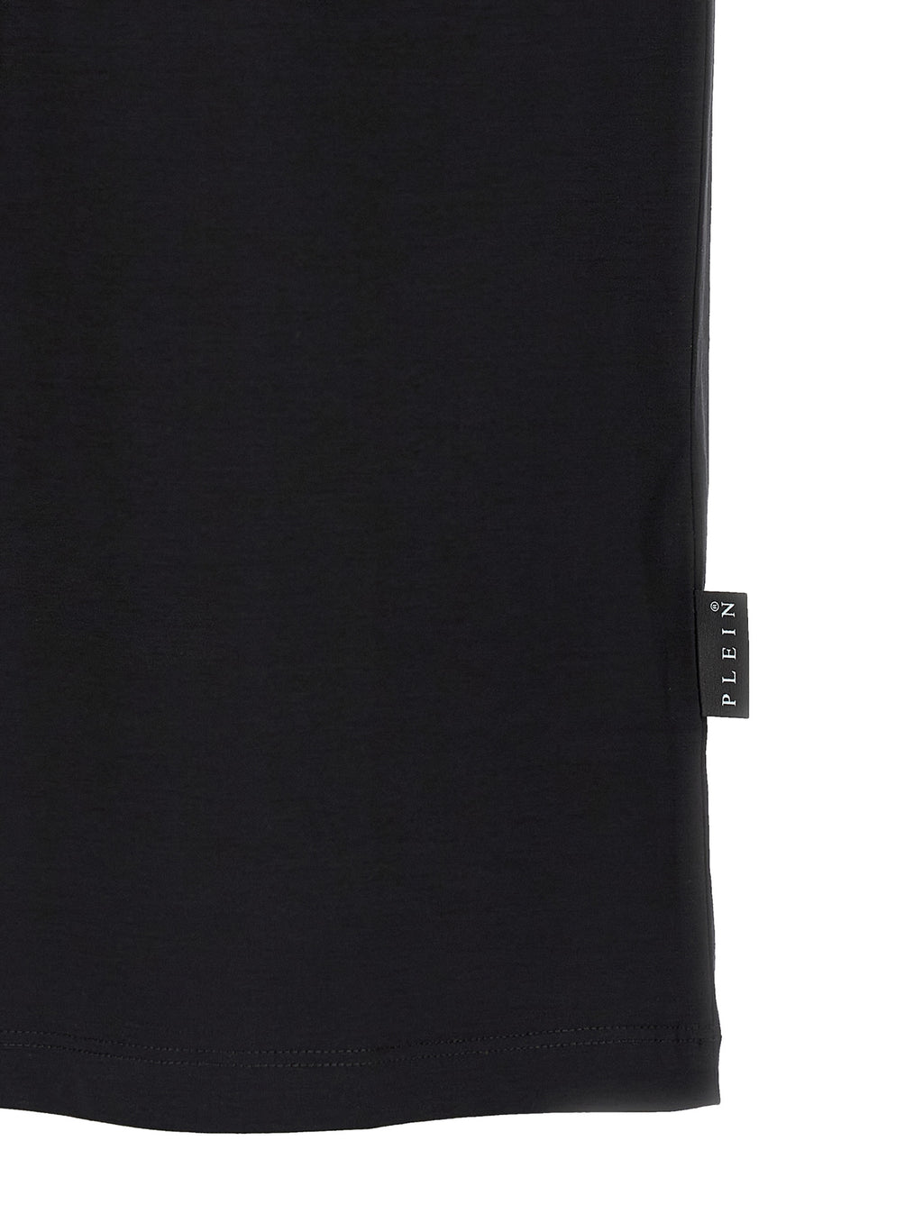 Philipp Plein Black Cotton T-Shirt