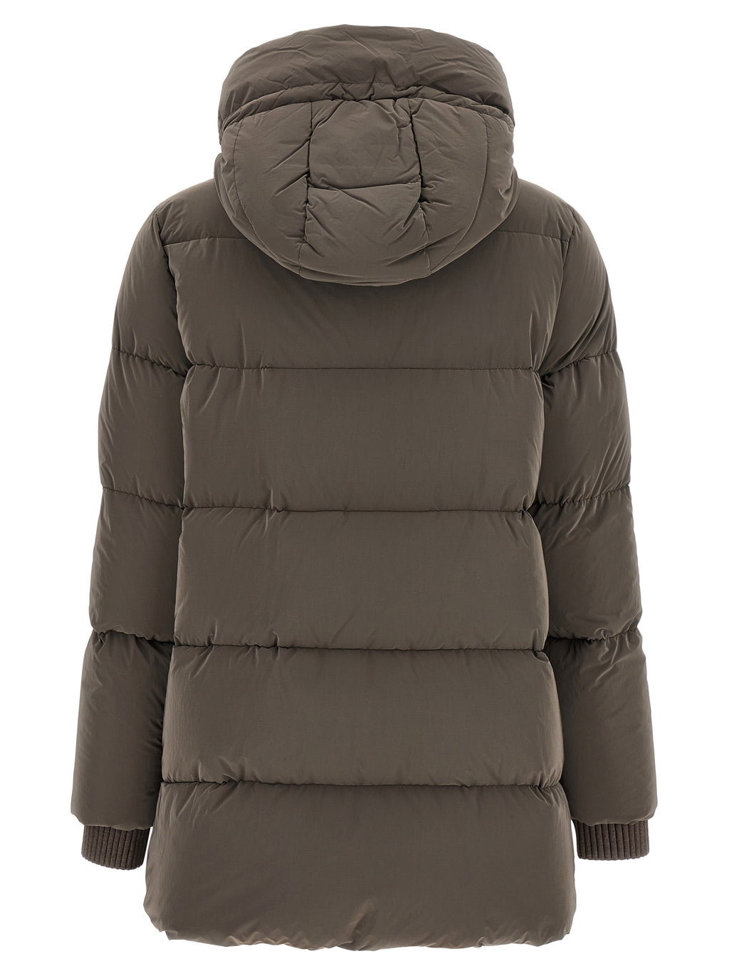 MooRER Brown Wool Full-Length Jacket