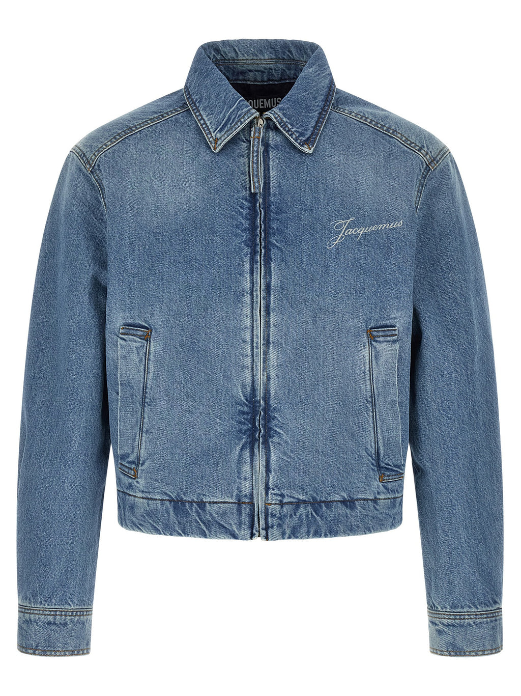 Jacquemus Blue Cotton Denim Jacket