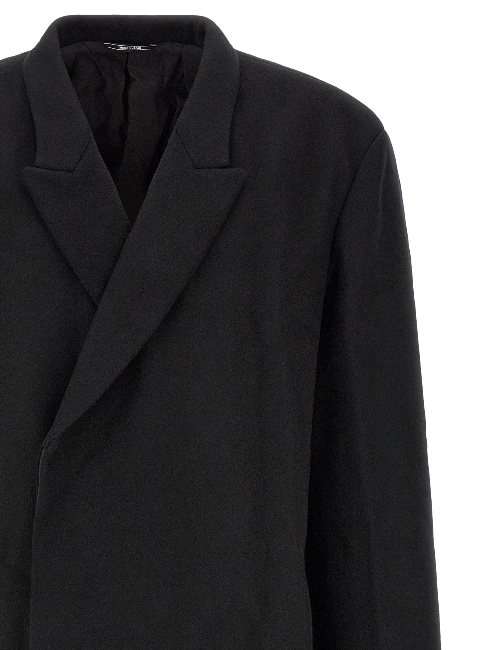Kiko Kostadinov Black Wool Coat