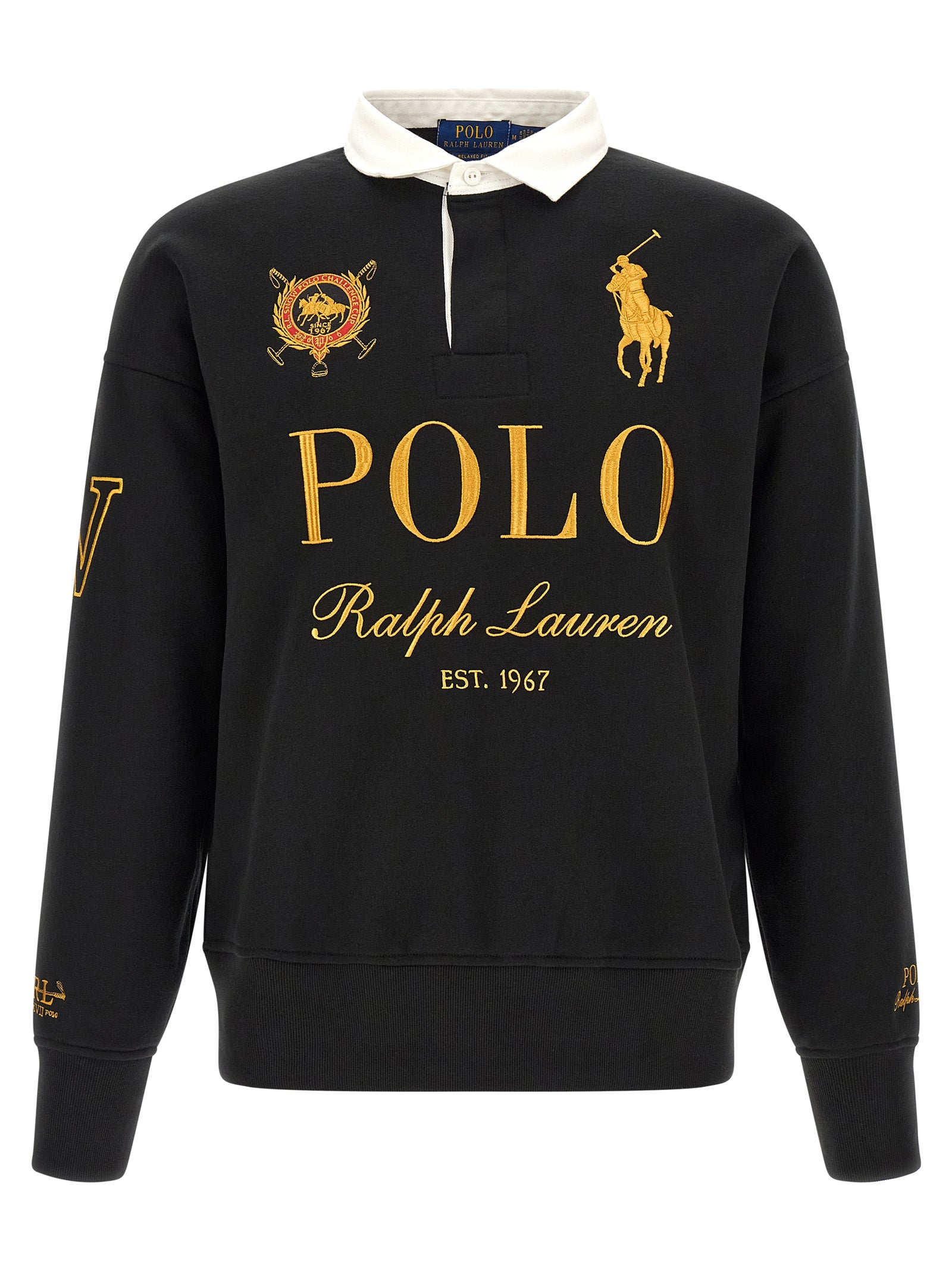Polo Ralph Lauren Black Cotton Polo Shirt